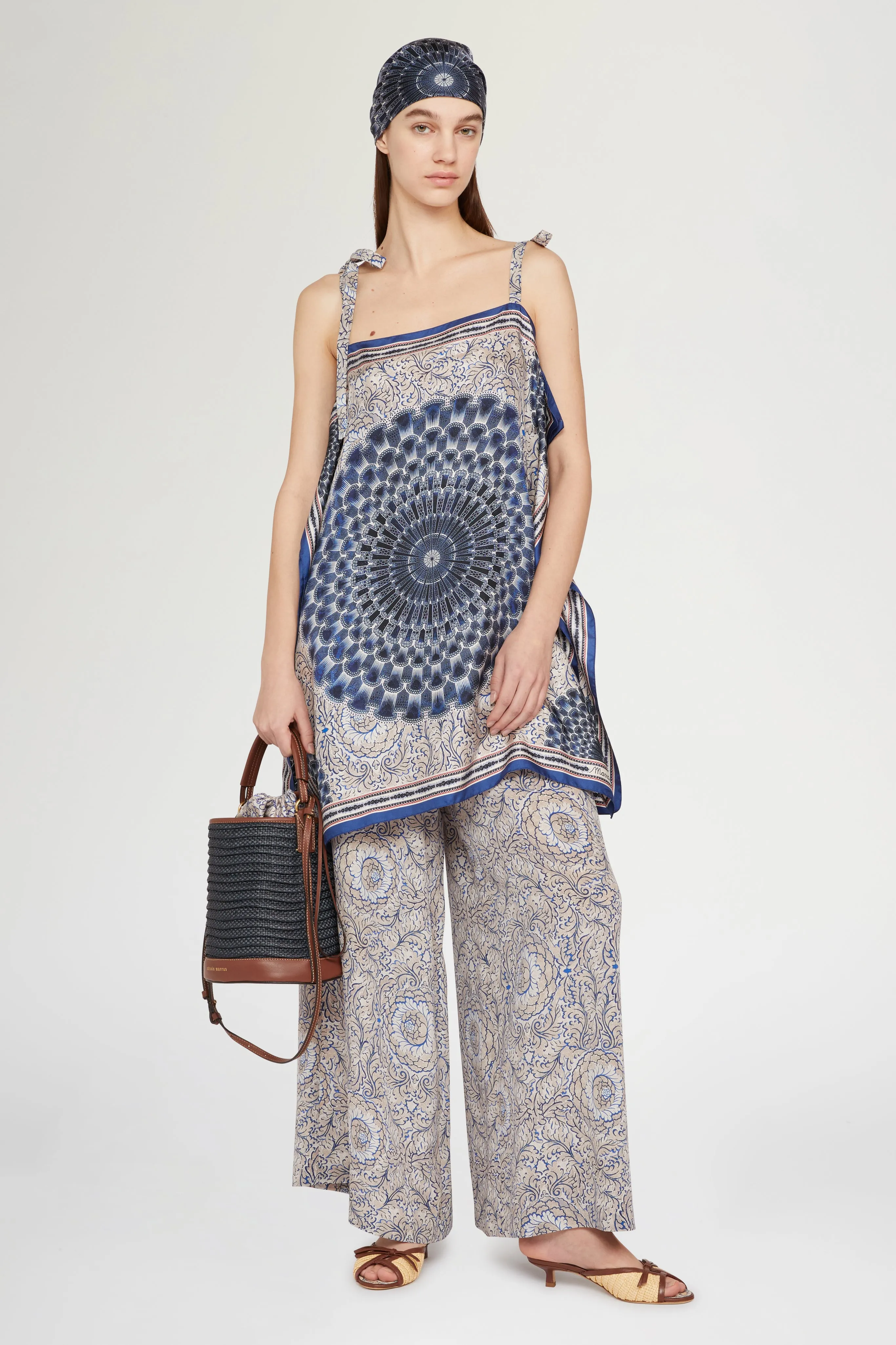 Silk Top with Mandala Print sold by Antonio Marras product image thumbnail 2