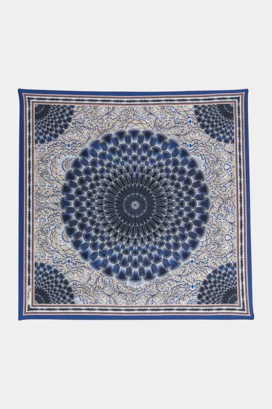 Silk Foulard with Mandala Print sold by Antonio Marras