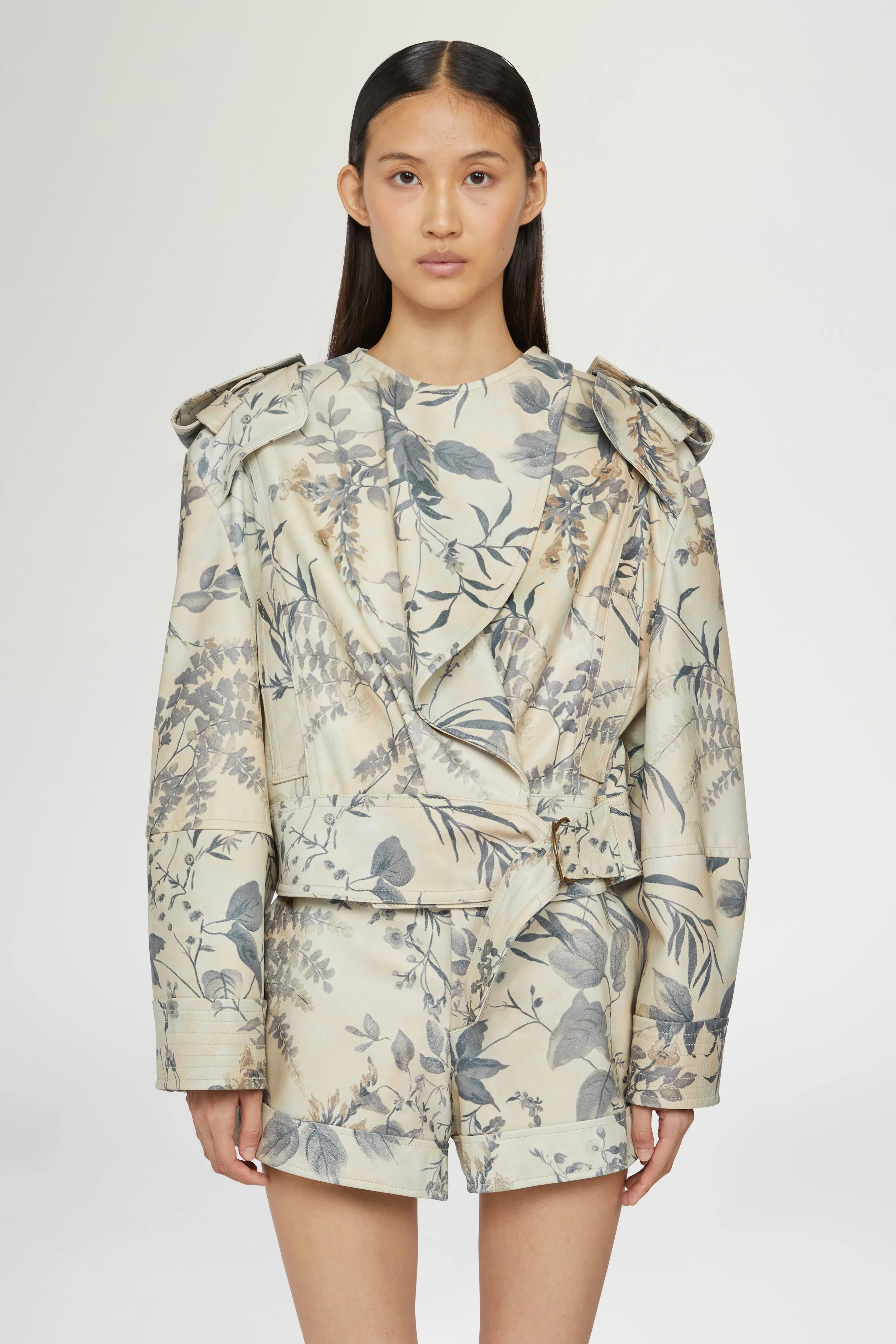Leather Jacket Tropical Print sold by Antonio Marras product image thumbnail 3