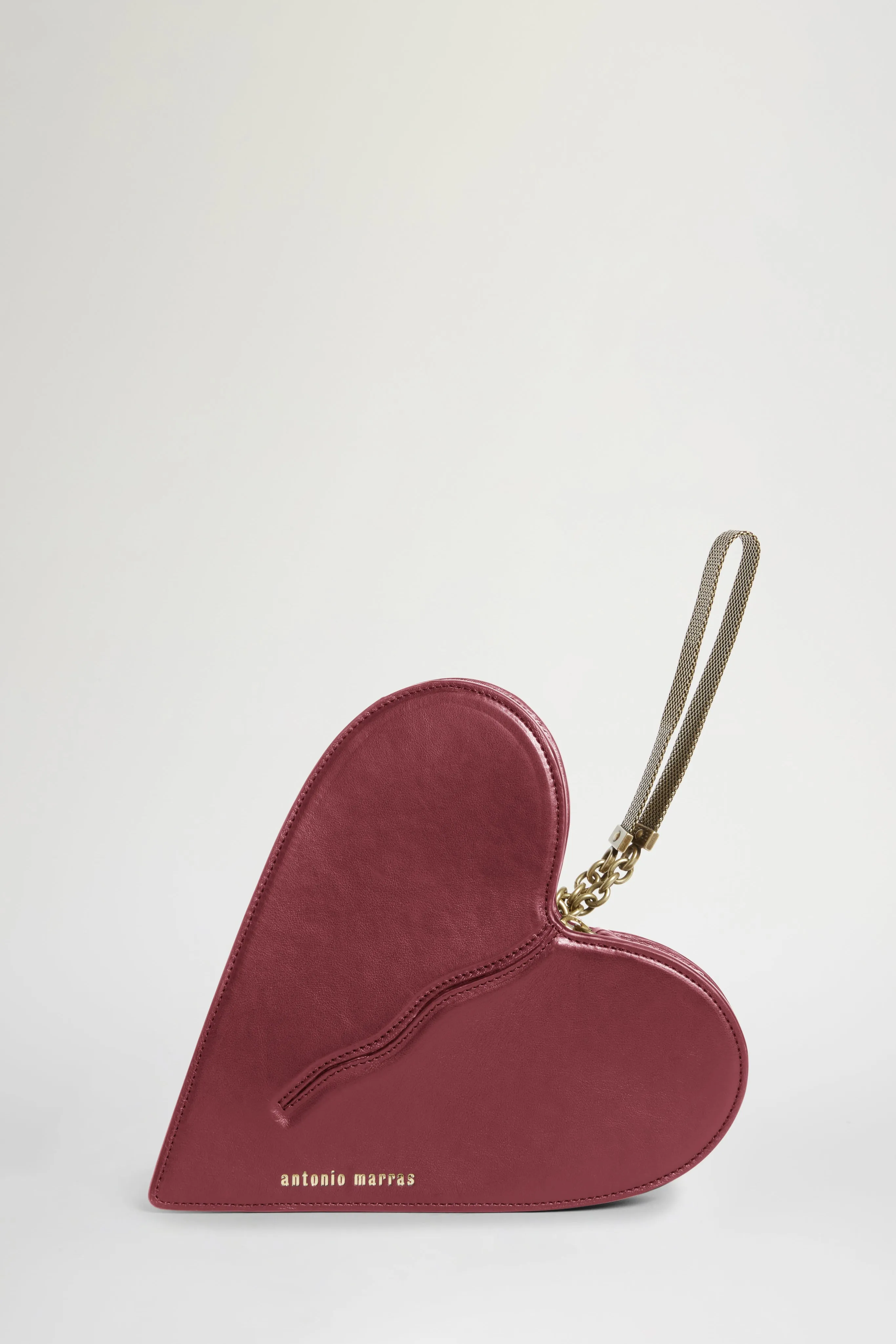 Heart Clutch Bordeaux sold by Antonio Marras