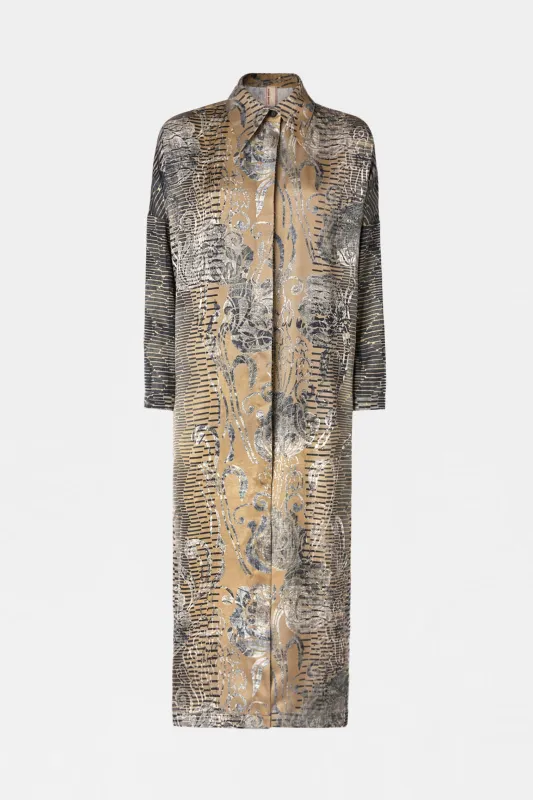 Printed Shirt Dress made by Antonio Marras