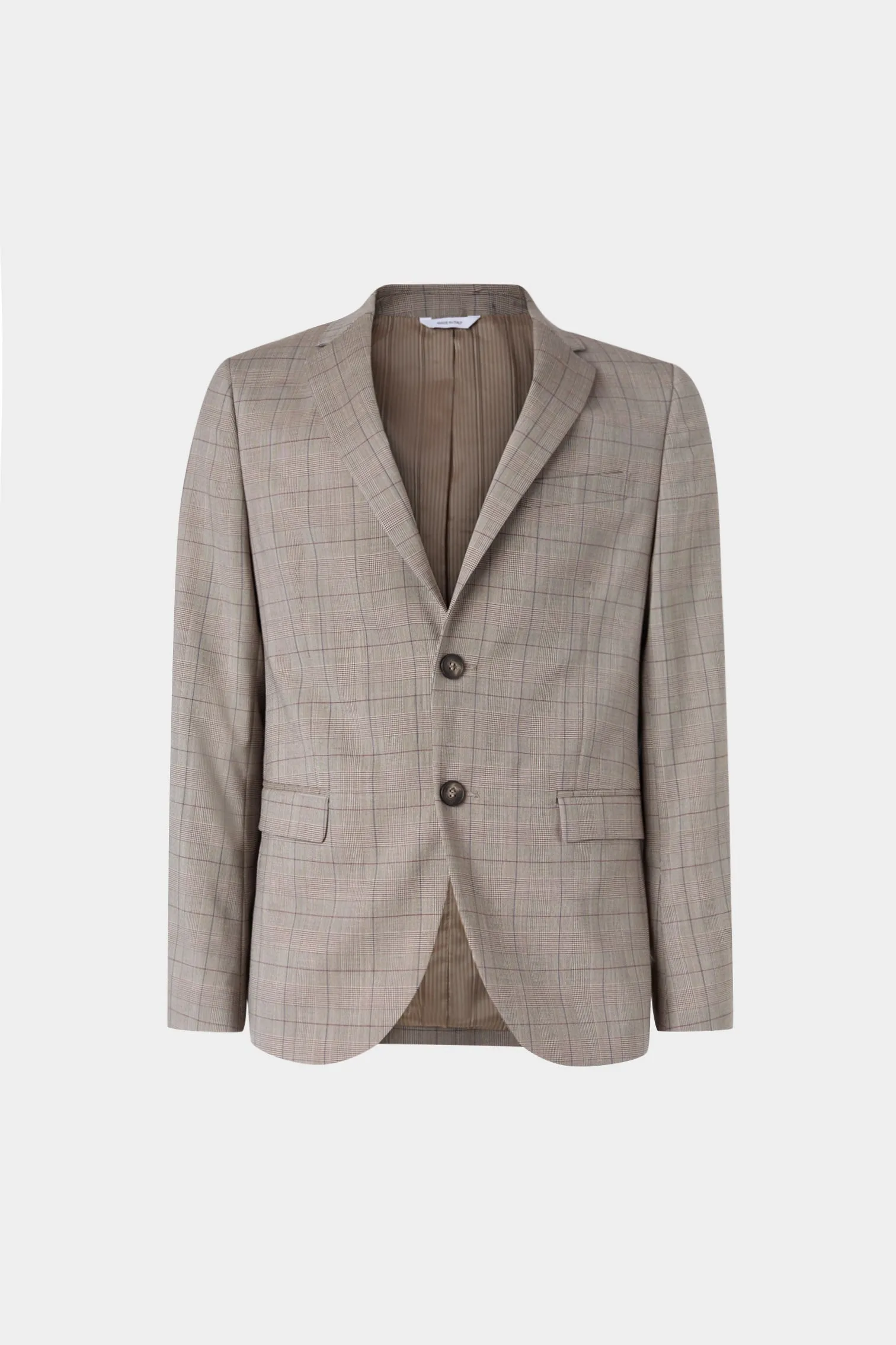 Grey Checked Single-Breasted Blazer sold by Antonio Marras