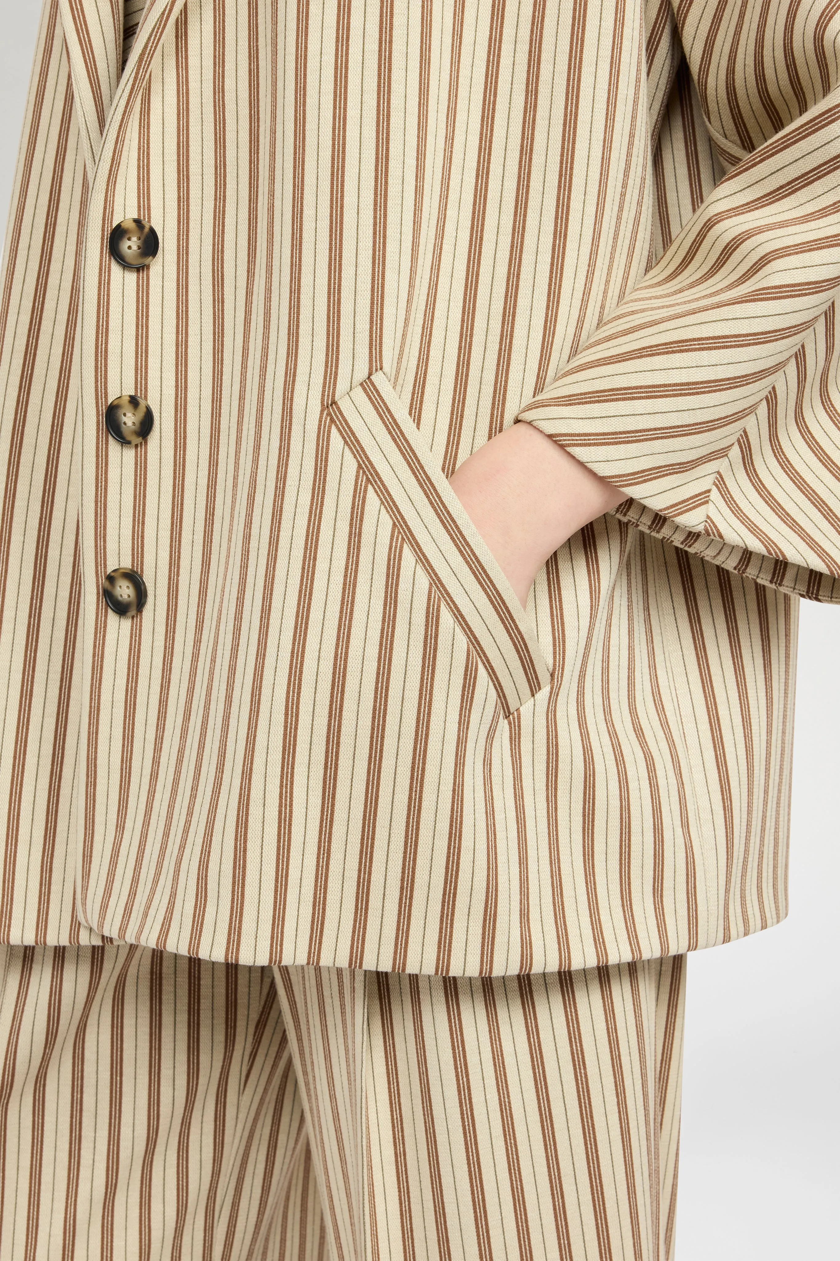 Single-Breasted Jersey Jacket with Stripes sold by Antonio Marras product image thumbnail 4