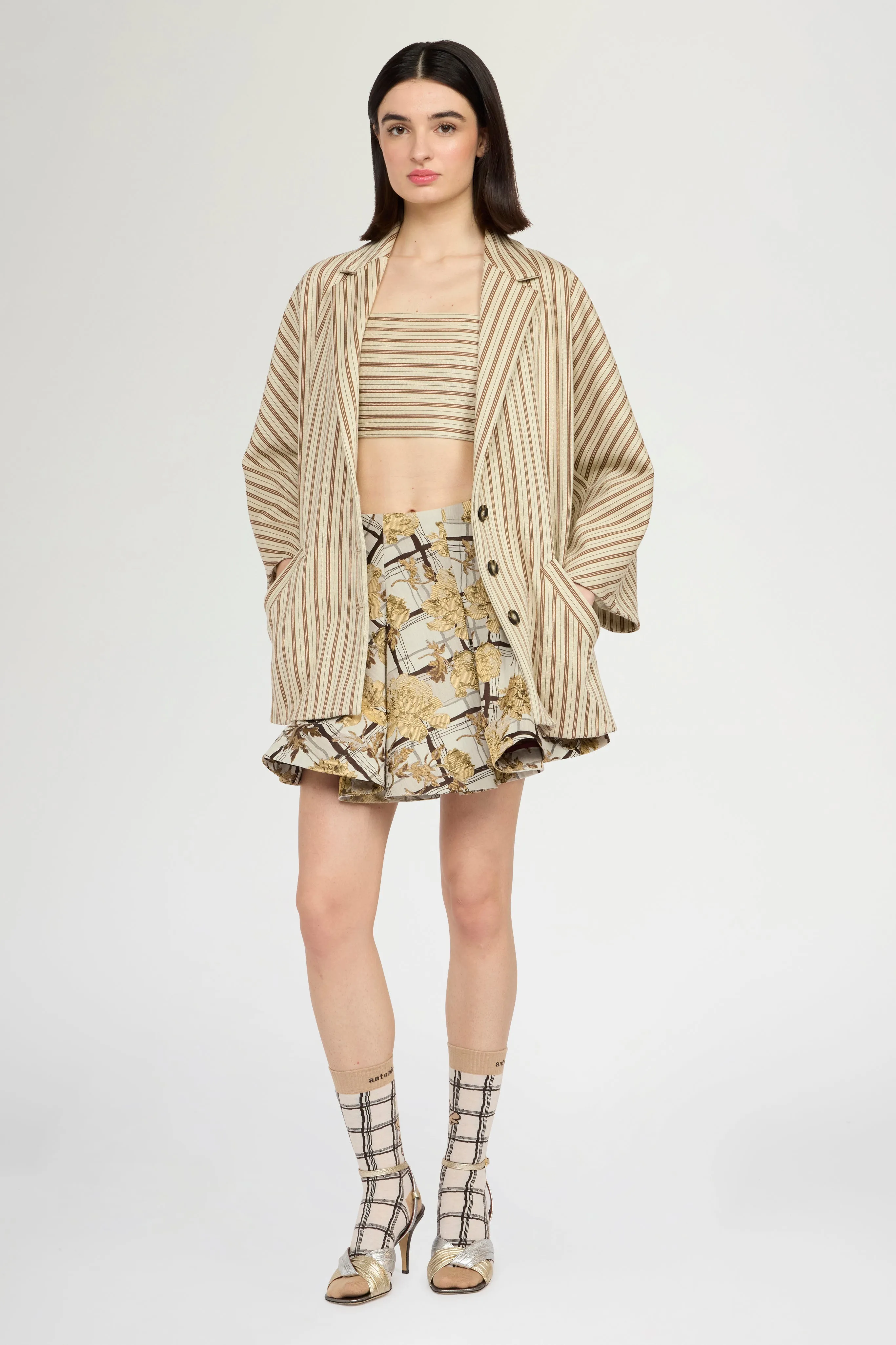 Striped Jersey Bandeau Top sold by Antonio Marras product image thumbnail 2