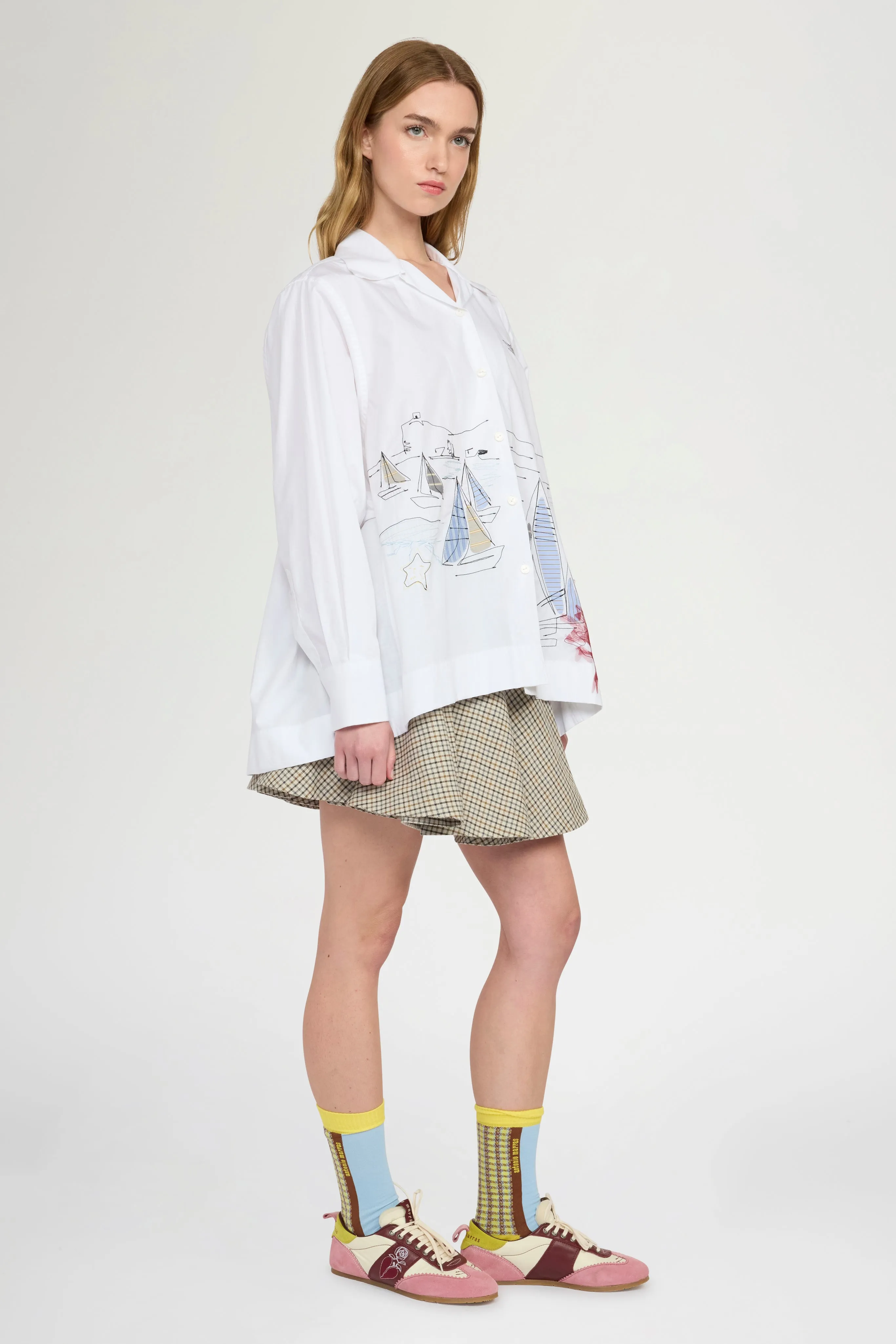 Robespierre Shirt with Maritime Embroidery sold by Antonio Marras product image thumbnail 2