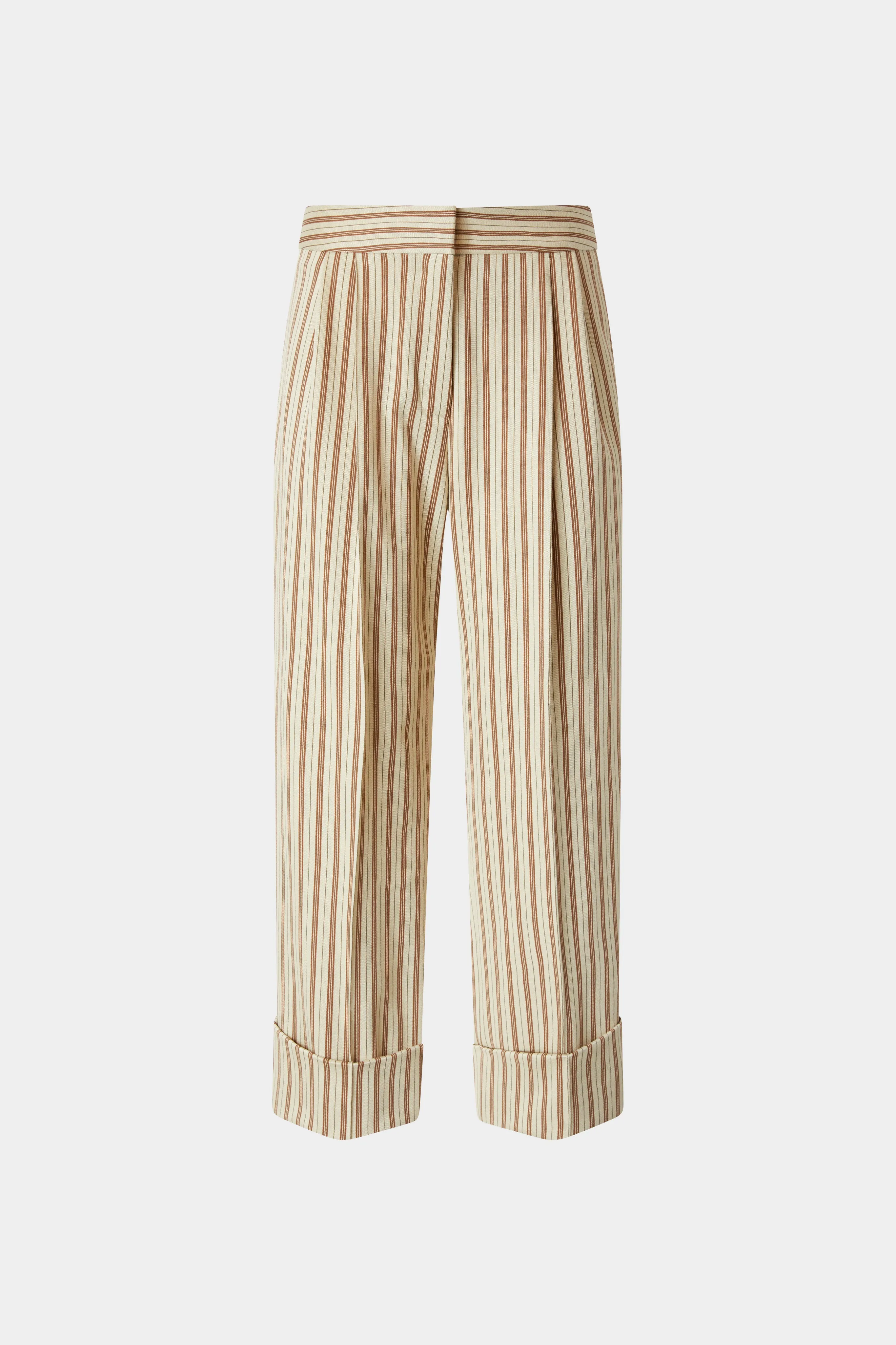 Striped Straight-Leg Pants sold by Antonio Marras