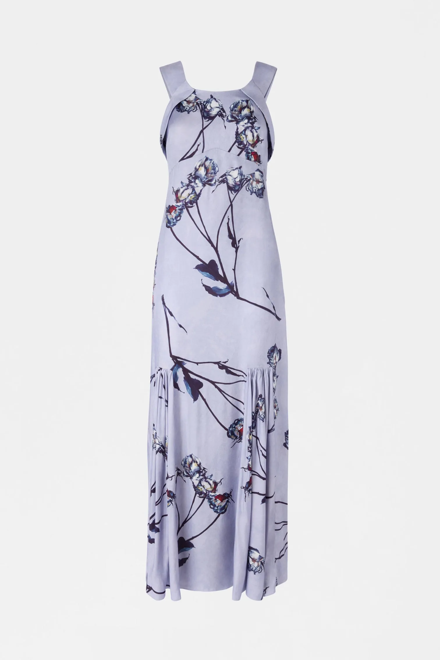 Long Painted Rose Print Dress sold by Antonio Marras