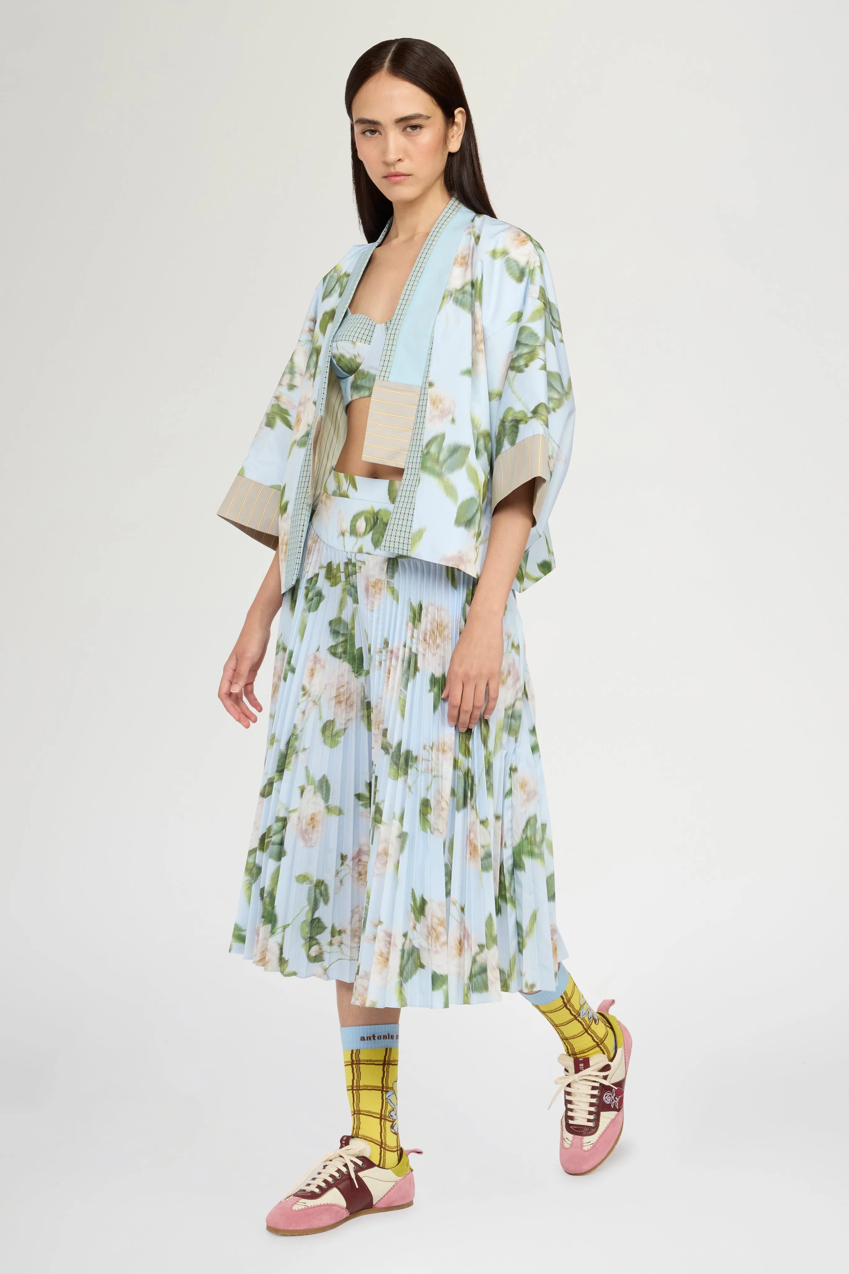 Short Kimono with Floral Print sold by Antonio Marras product image thumbnail 2