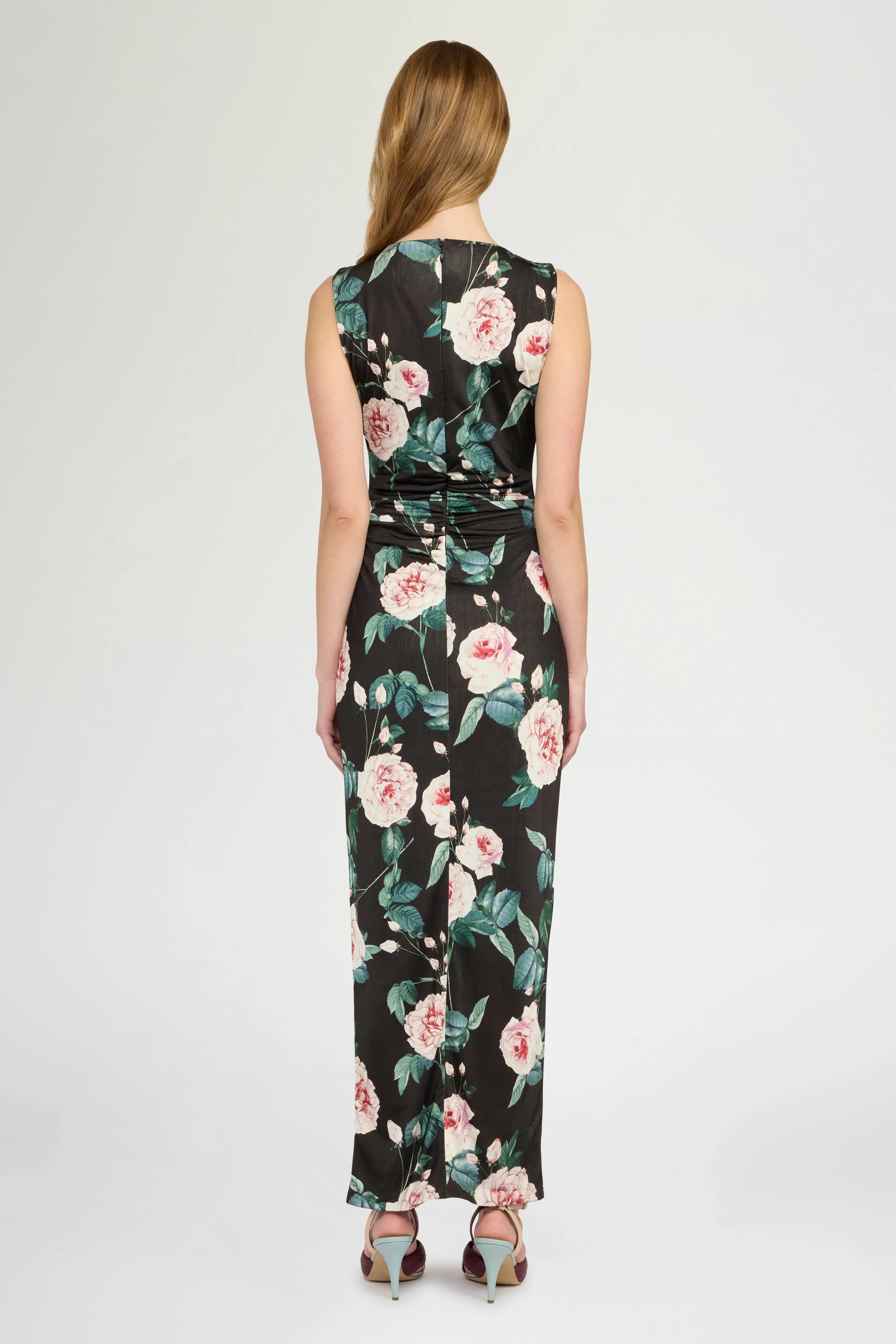 Black Chiné Floral Dress sold by Antonio Marras product image thumbnail 2