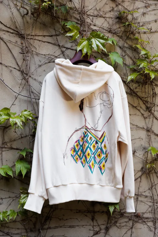 Chi ama Sweatshirt with Drawing made by Antonio Marras