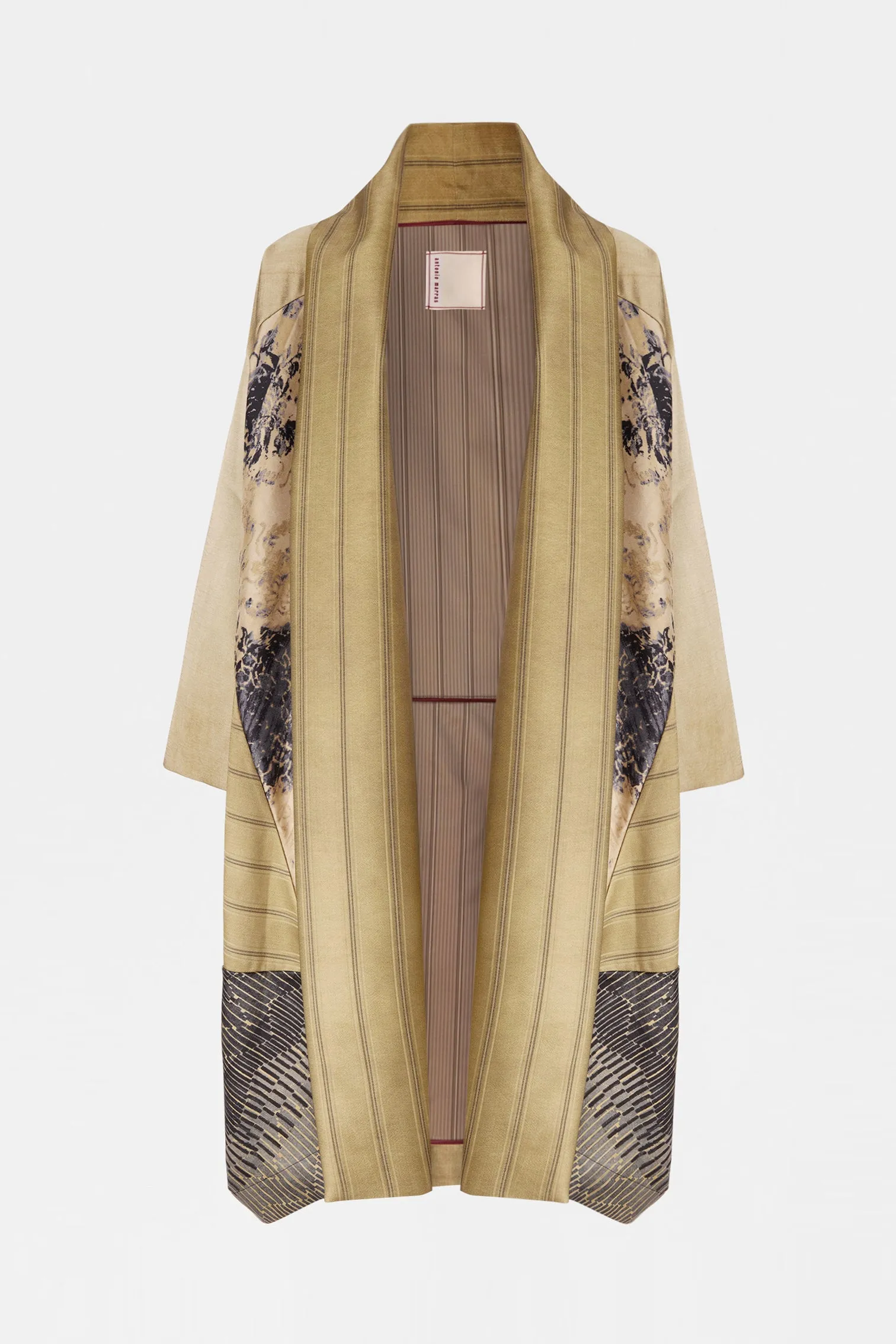 Patchwork Caban With Shawl Collar sold by Antonio Marras