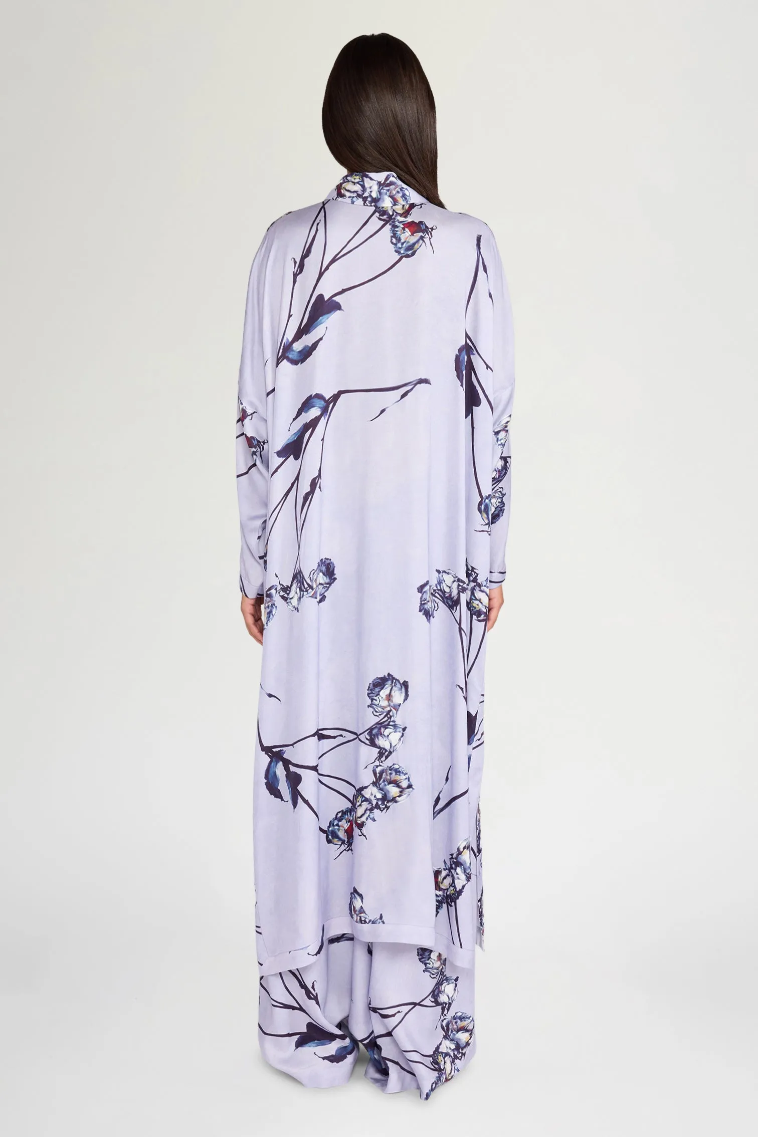 Lilac Floral Chemisier Dress sold by Antonio Marras product image thumbnail 3