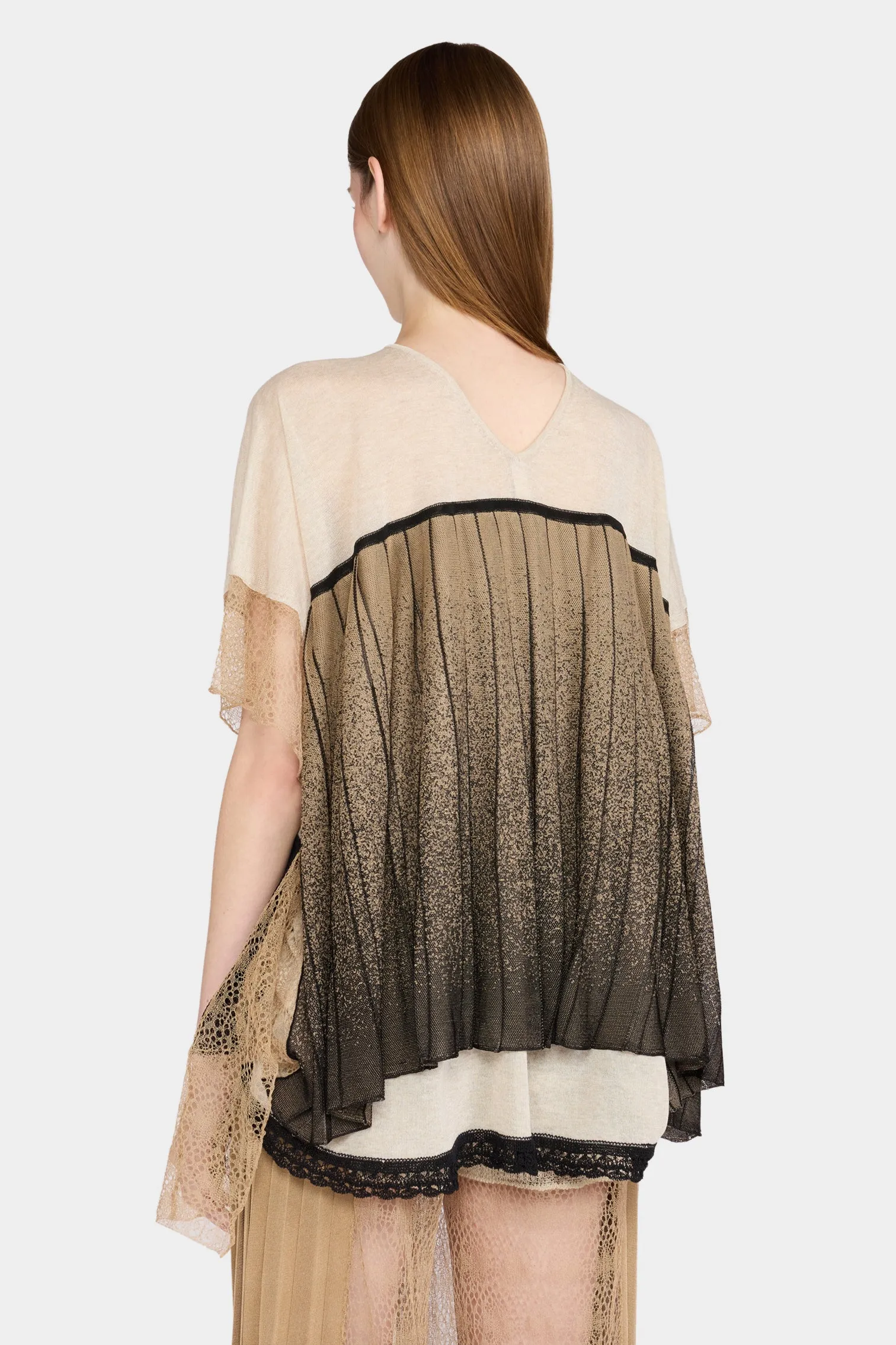 Knit Top with Beige and Black Patchwork sold by Antonio Marras product image thumbnail 3