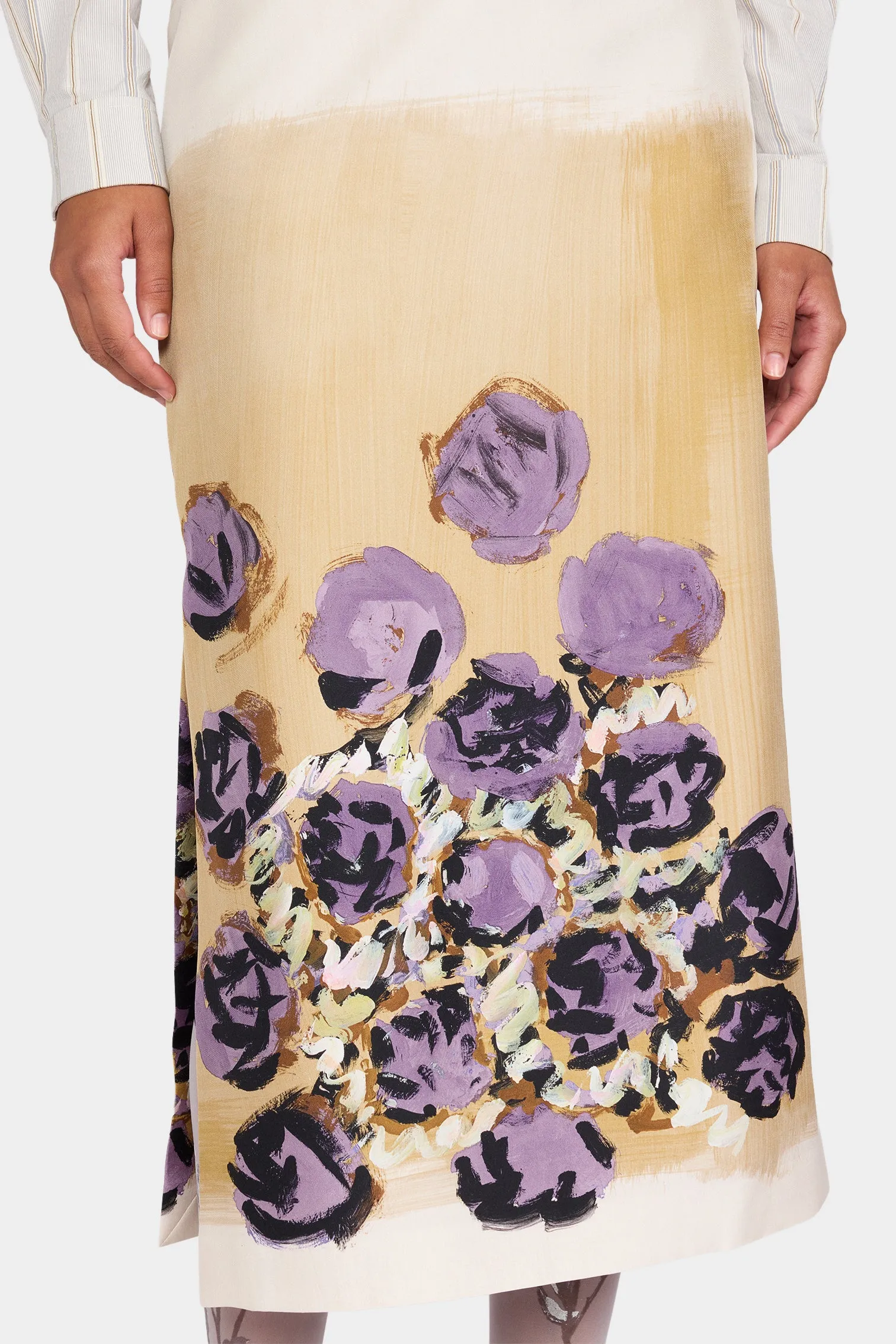 Floral Silk Pencil Skirt sold by Antonio Marras product image thumbnail 4