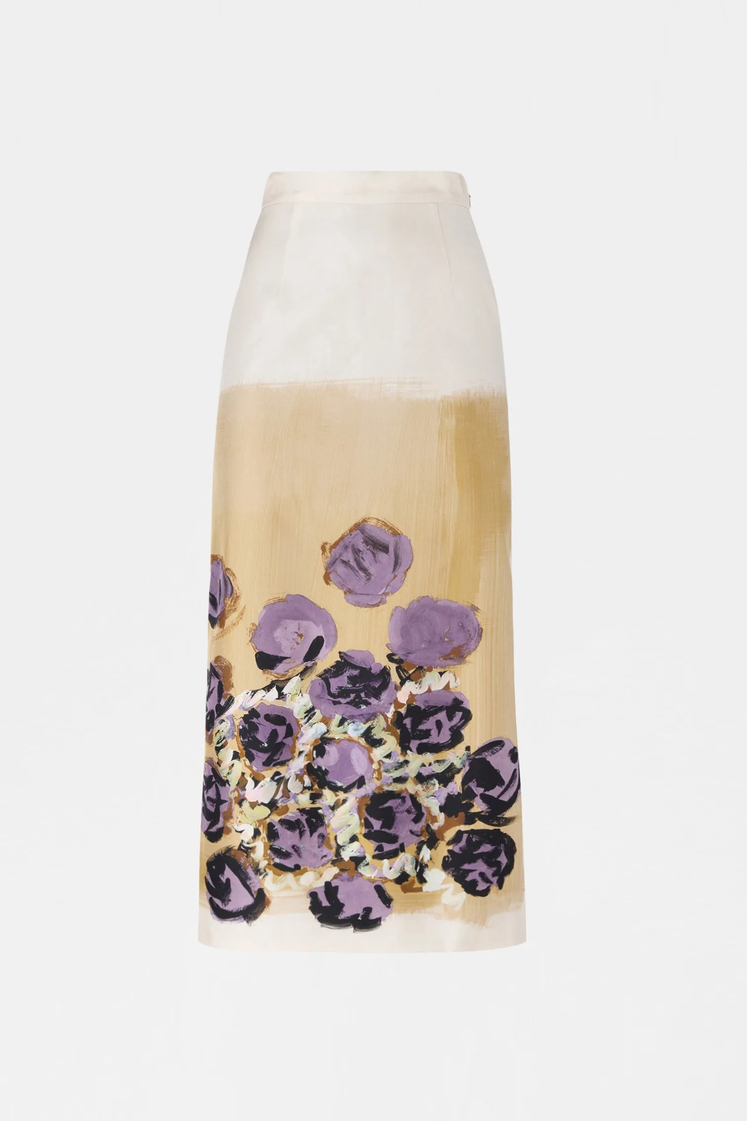 Floral Silk Pencil Skirt sold by Antonio Marras