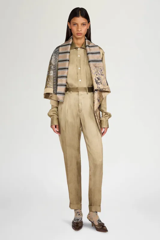 Gold Slim Fit Shirt made by Antonio Marras