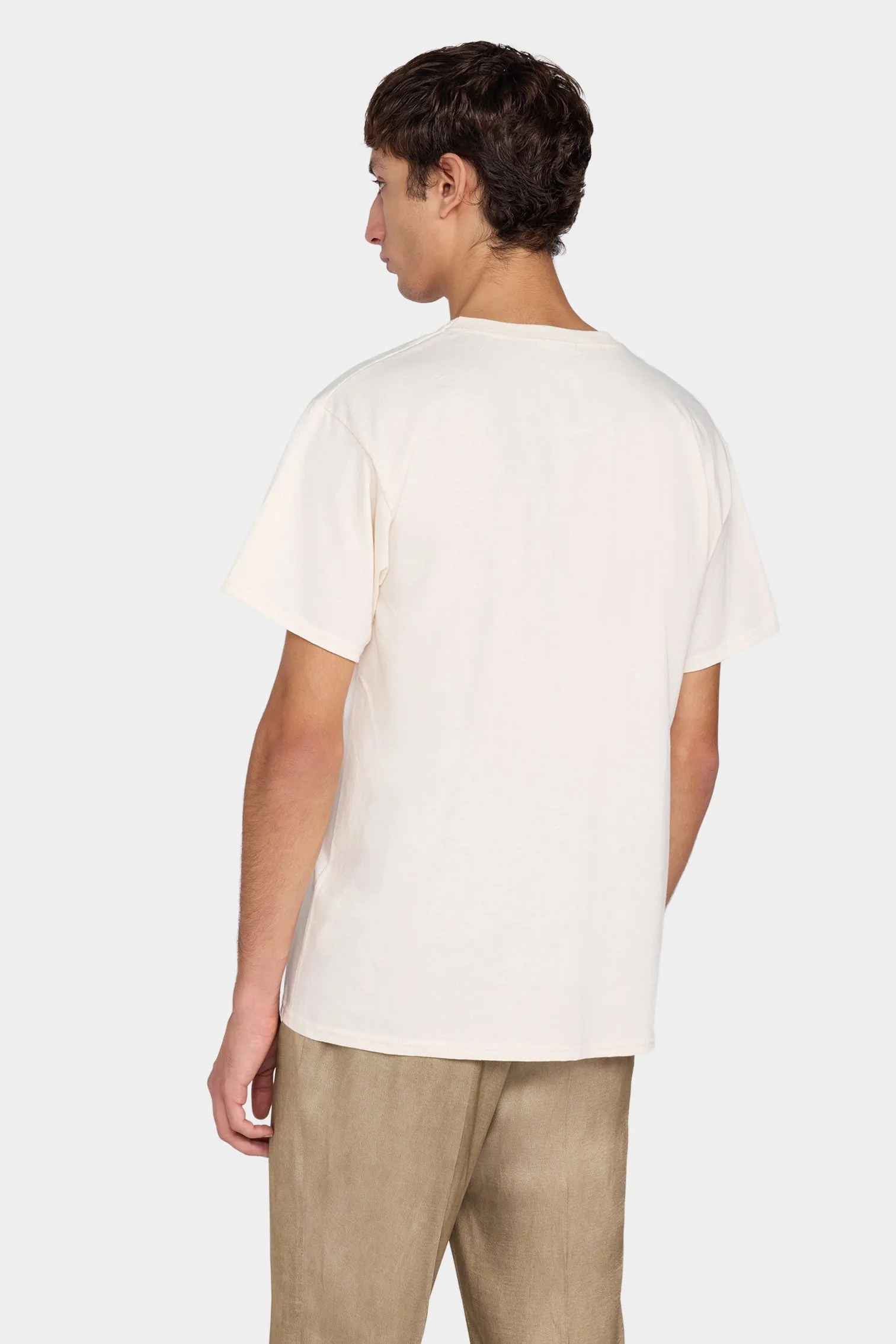 Ivory Portrait Print T-shirt sold by Antonio Marras product image thumbnail 3