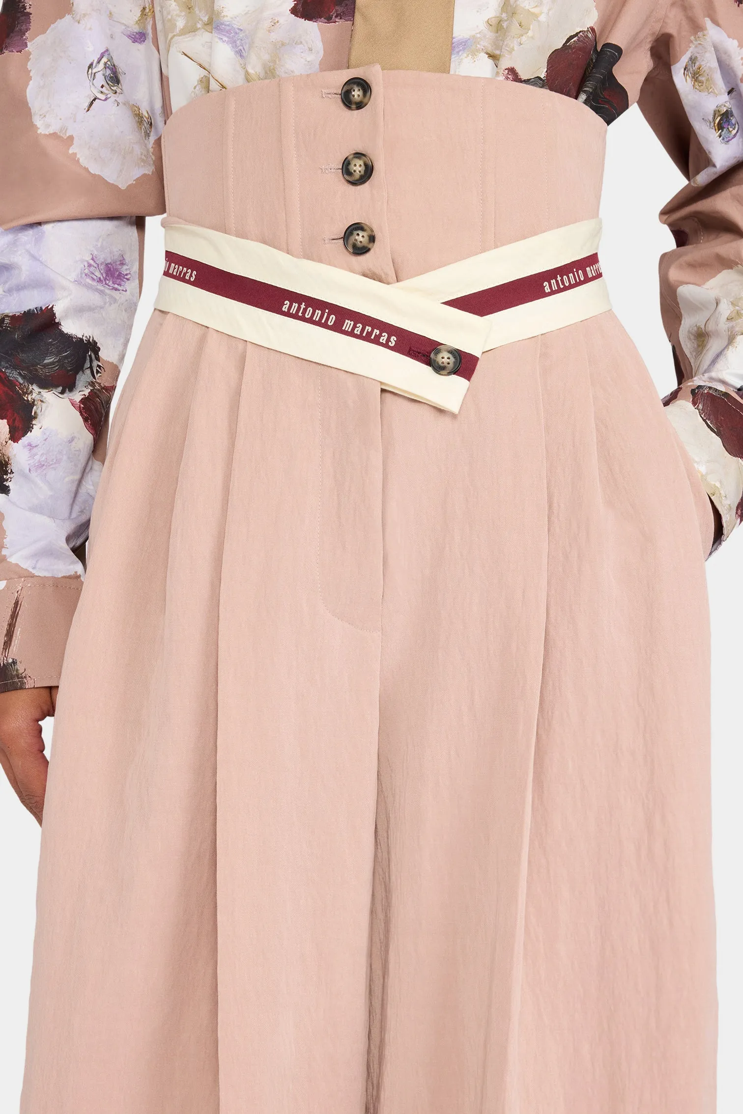 Antique Pink Bustier Trousers sold by Antonio Marras product image thumbnail 4