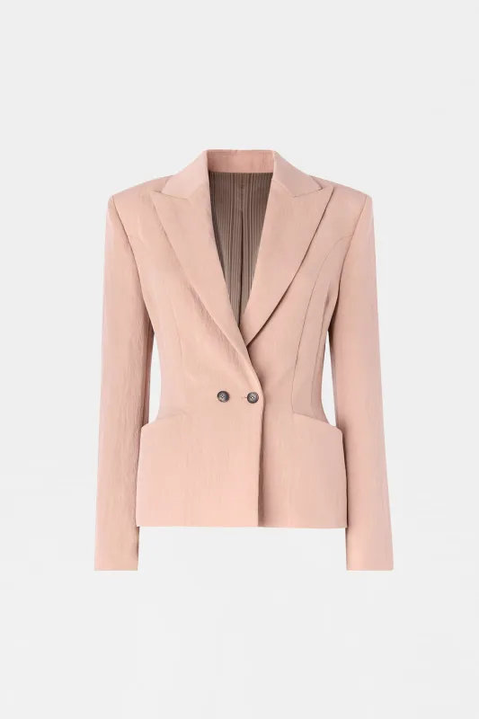 Antique Pink Shaped Jacket made by Antonio Marras