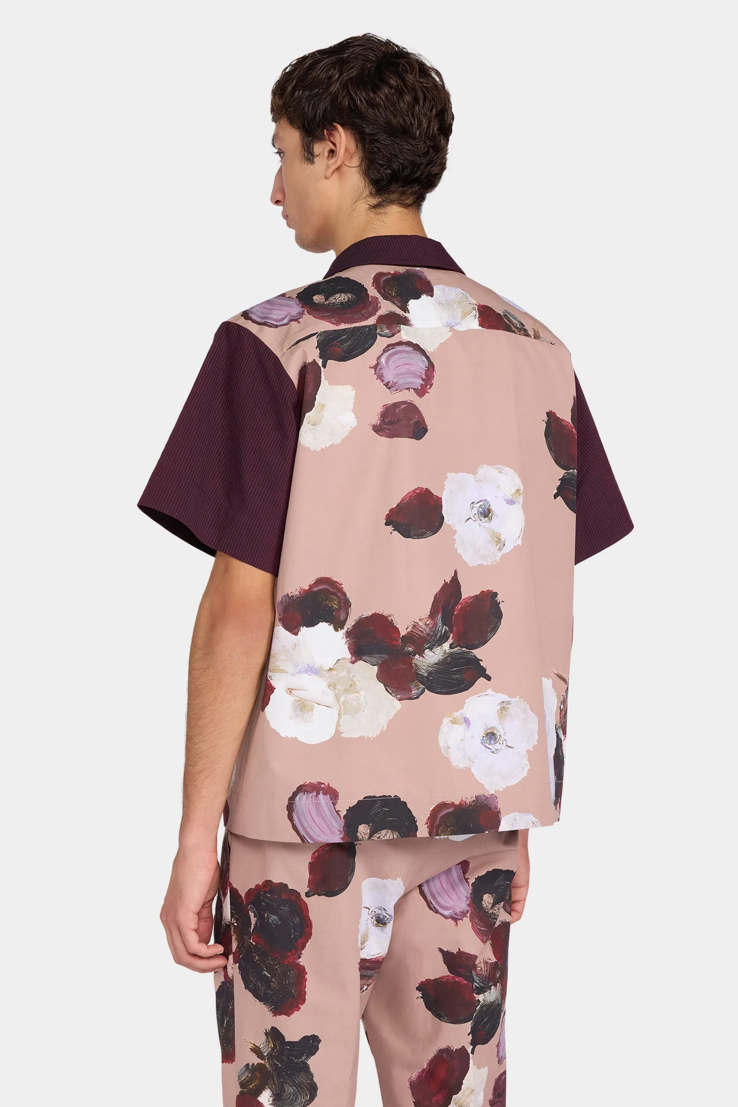 Rose Print Boxy Shirt sold by Antonio Marras product image thumbnail 3