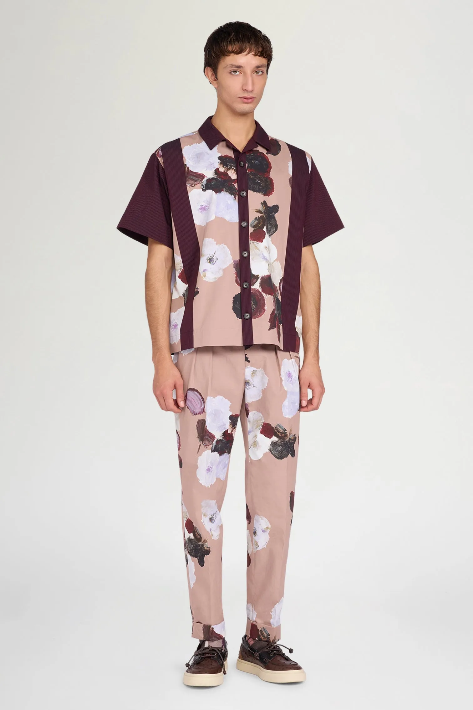 Rose Print Boxy Shirt sold by Antonio Marras product image thumbnail 2