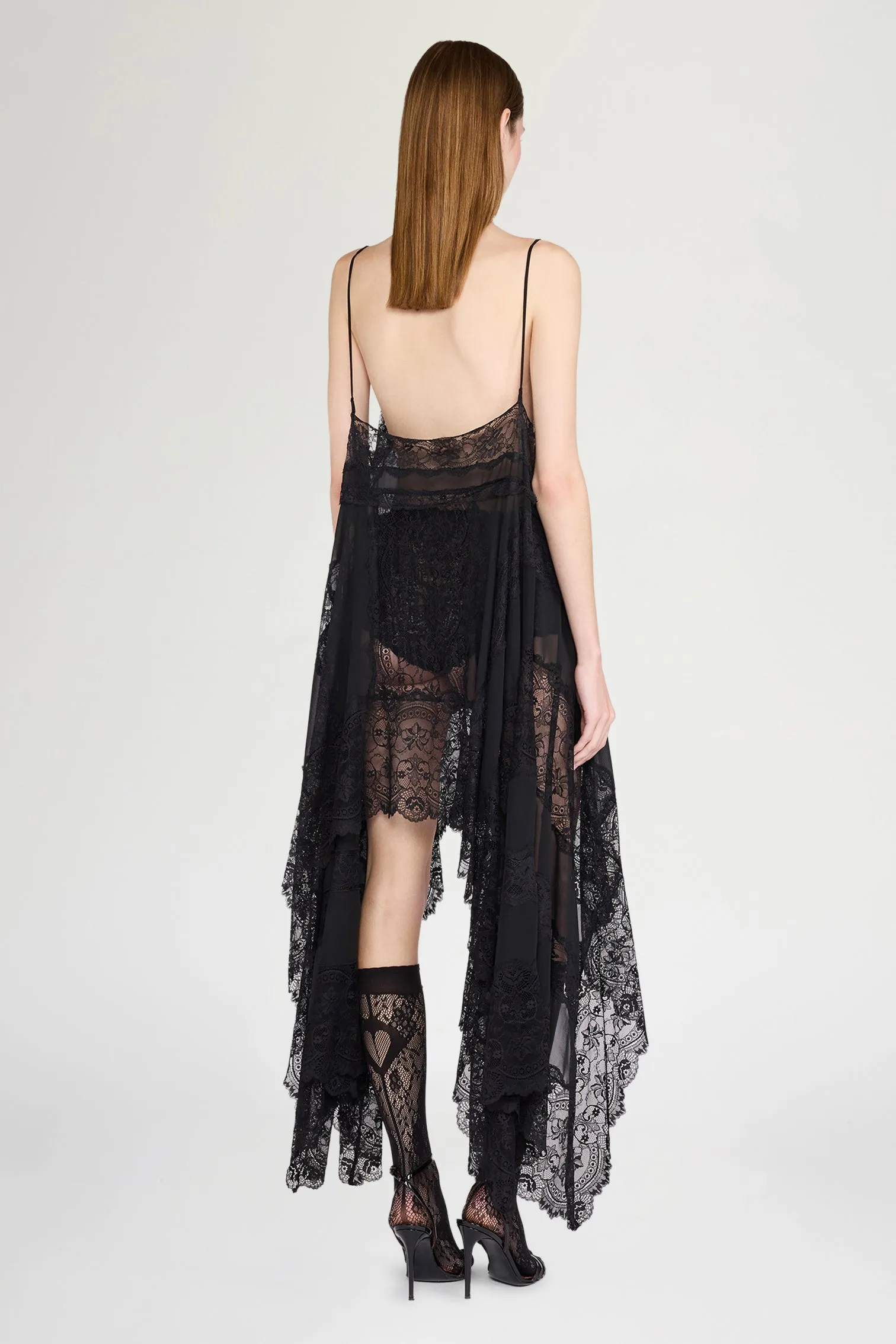 Black Lace Layered Camisole sold by Antonio Marras product image thumbnail 3
