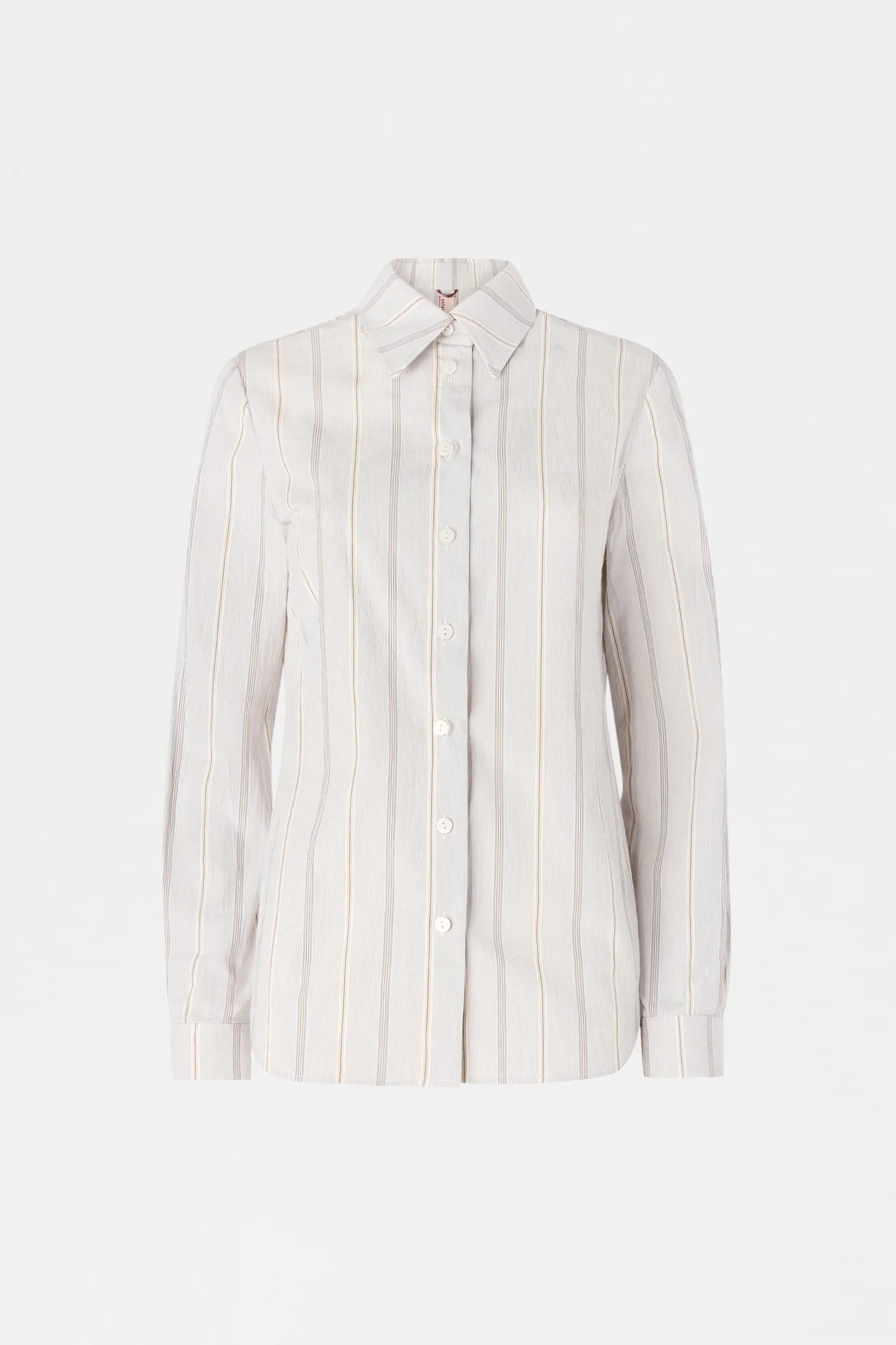 Ivory Striped Slim Shirt sold by Antonio Marras