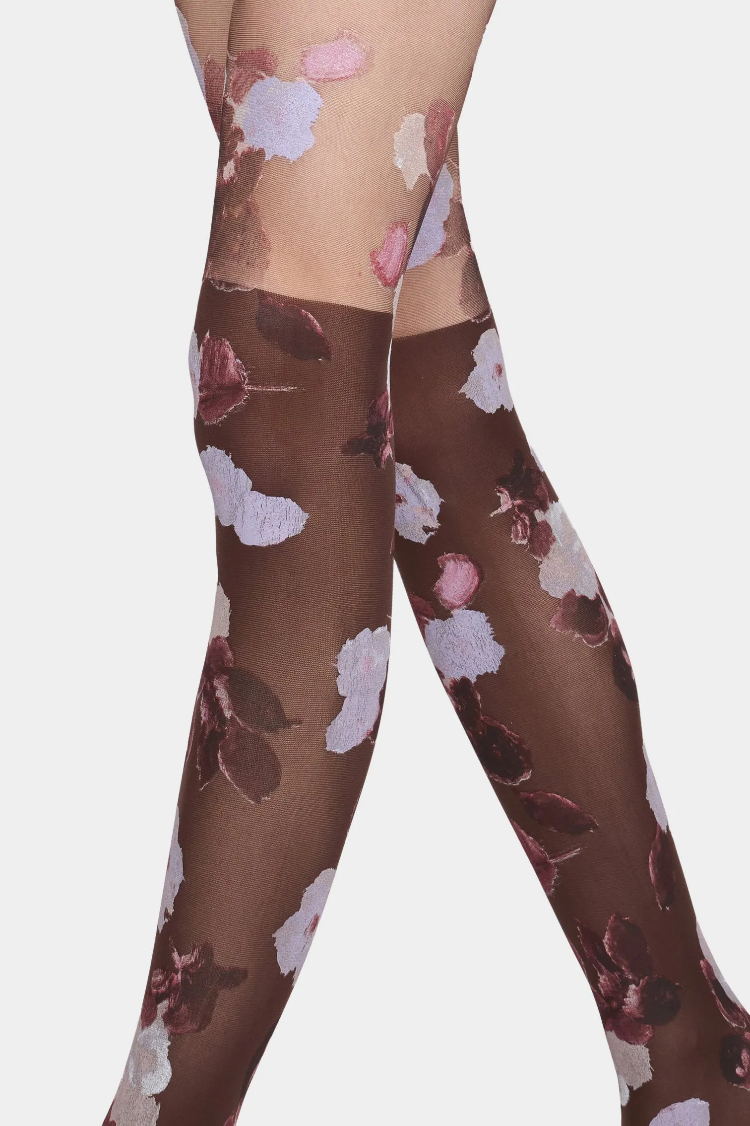Floral Sheer Printed Tights sold by Antonio Marras product image thumbnail 3