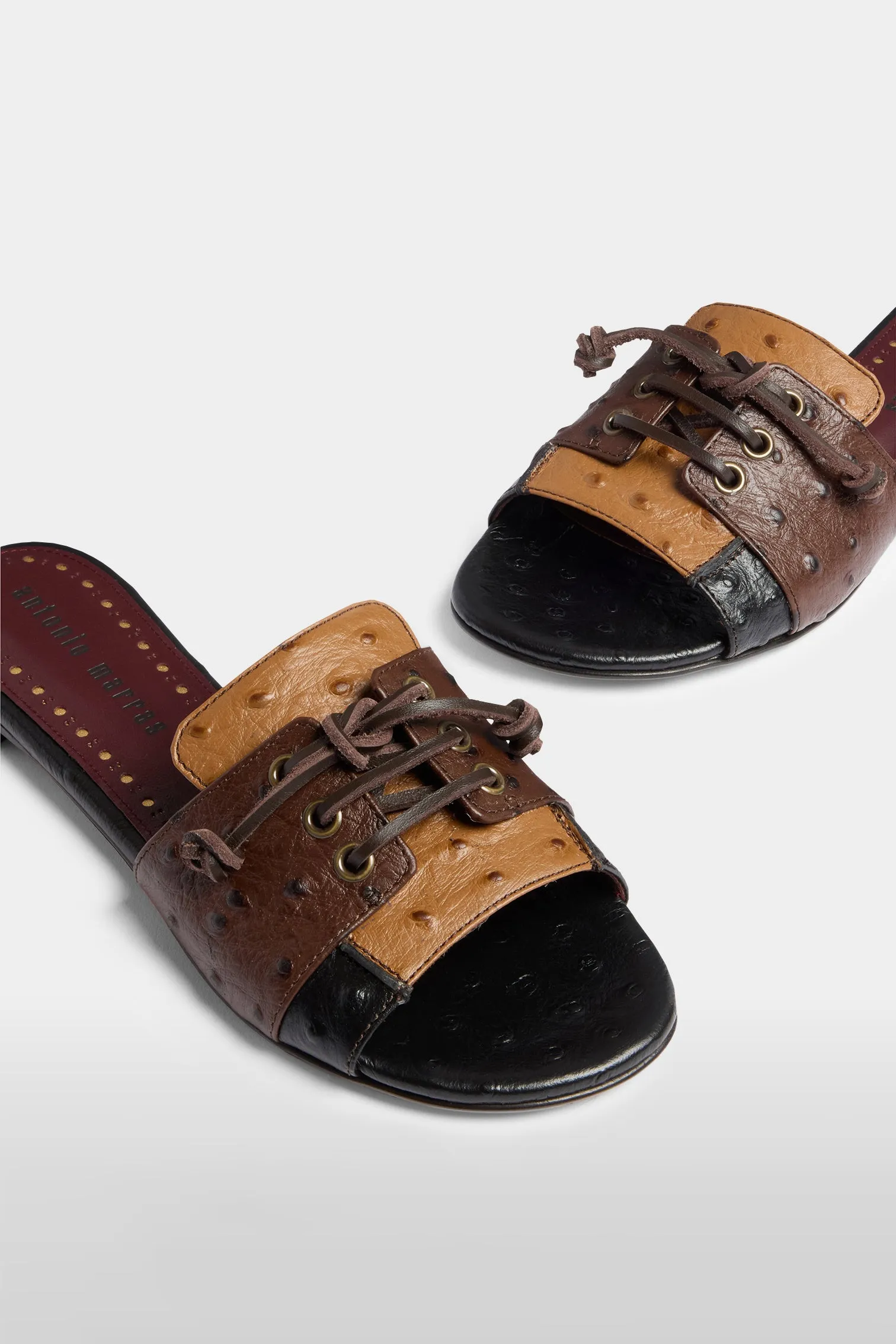 Brown Boat Slider Sandals sold by Antonio Marras product image thumbnail 4