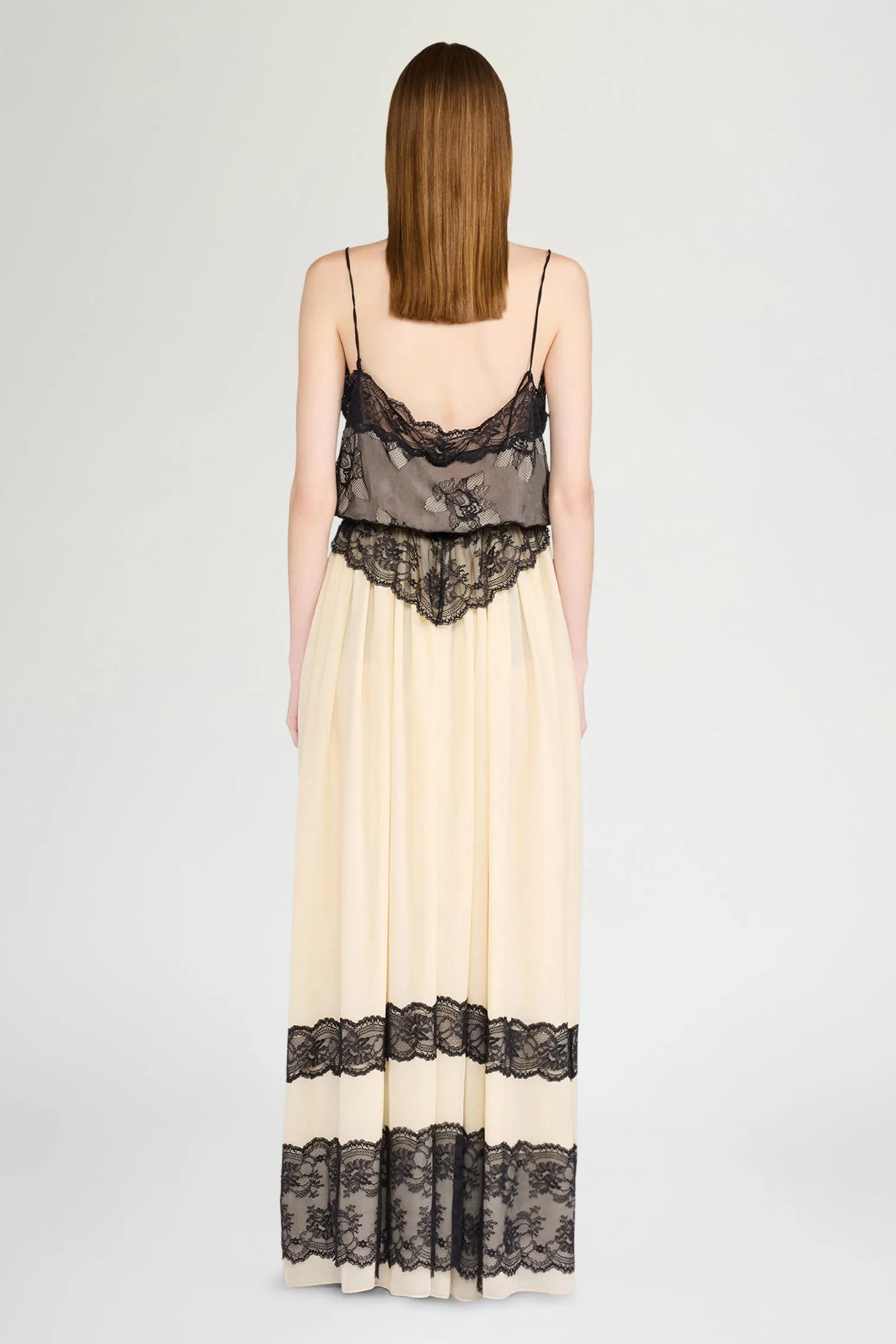 Long Slip Dress with Lace Details sold by Antonio Marras product image thumbnail 3