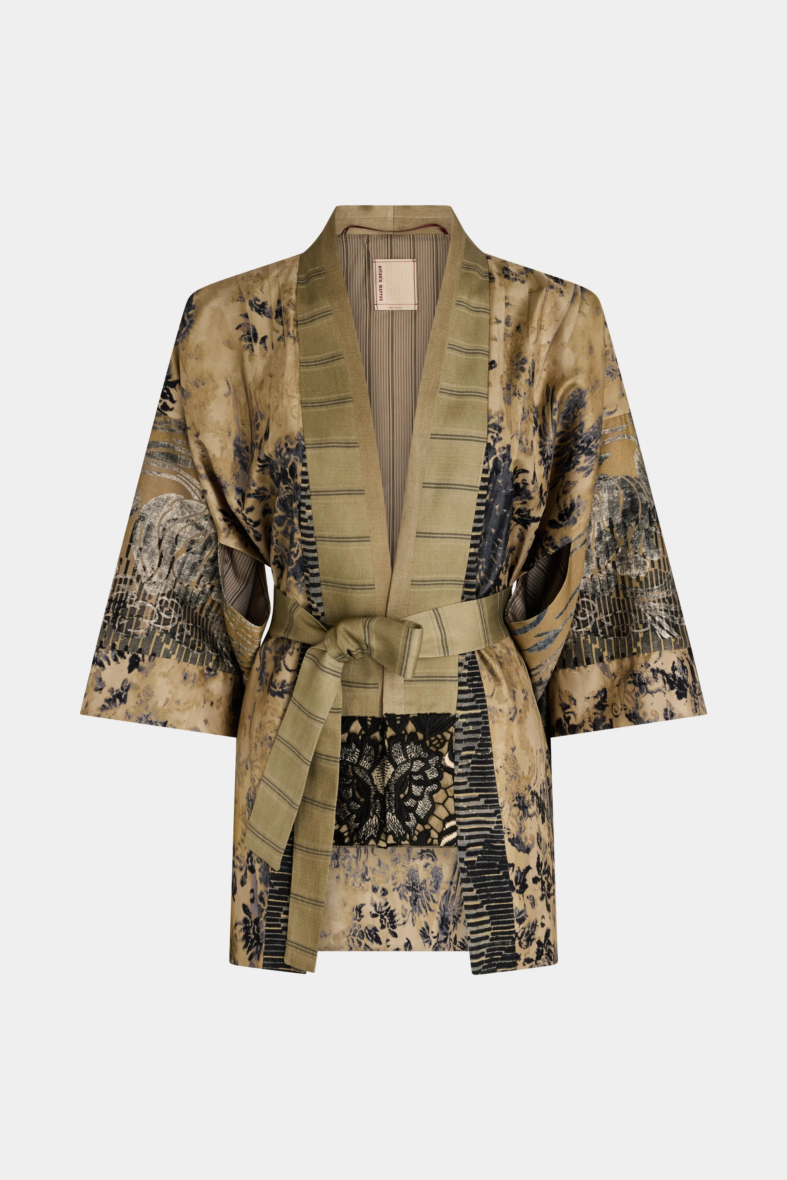 Gold Patchwork Kimono sold by Antonio Marras