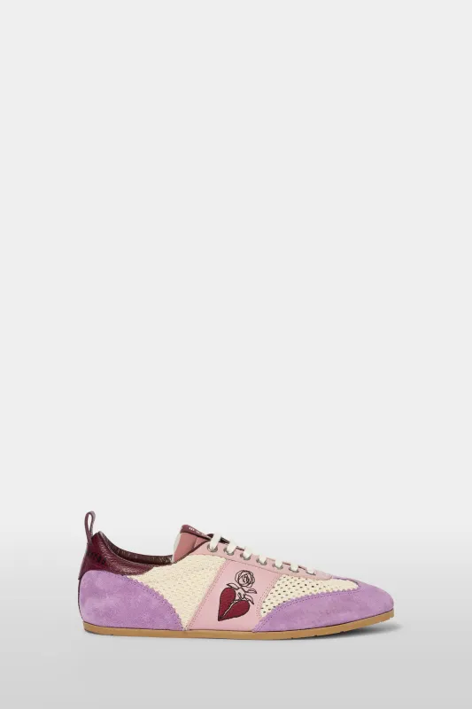 Lilac LolLove Sneakers made by Antonio Marras