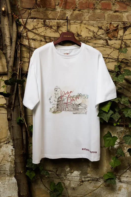 Rome Print T-Shirt made by Antonio Marras