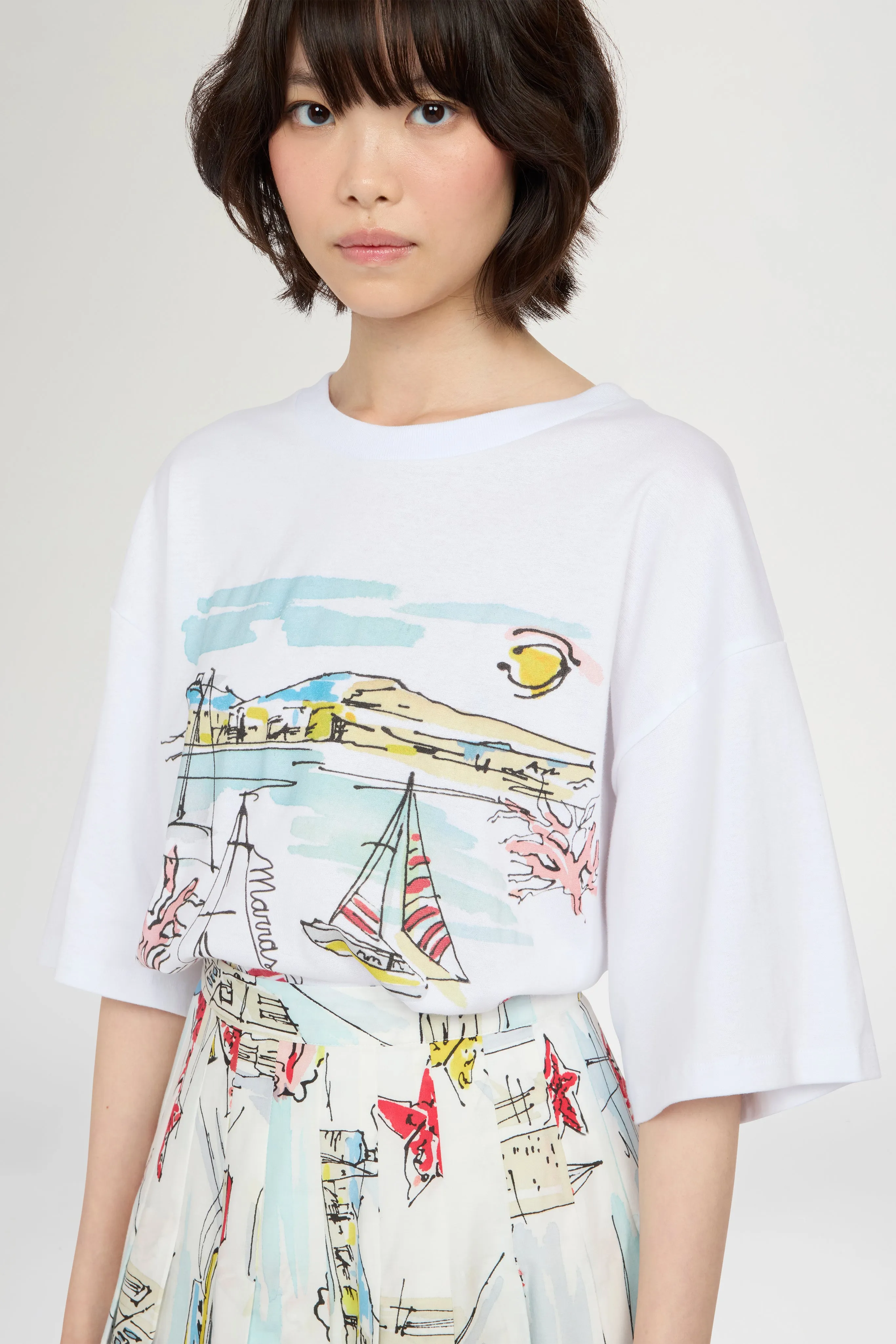 Alghero Print T-Shirt sold by Antonio Marras product image thumbnail 4