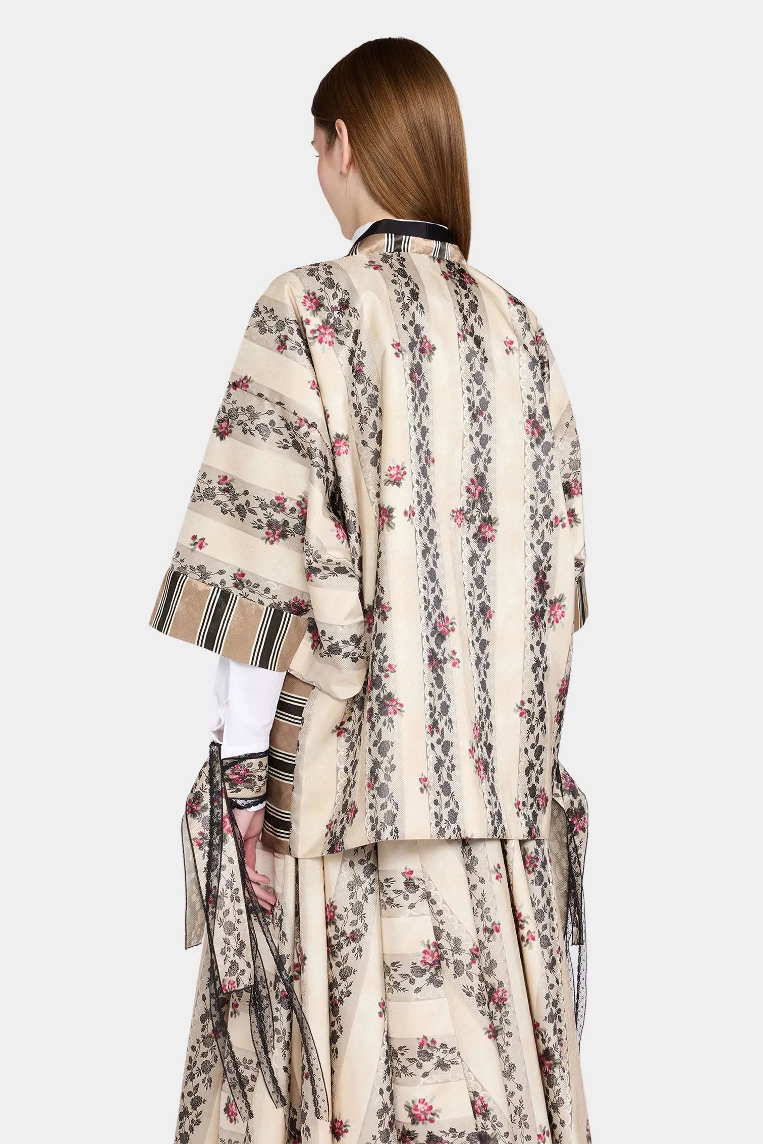 Patchwork Jacquard Moiré Kimono sold by Antonio Marras product image thumbnail 3