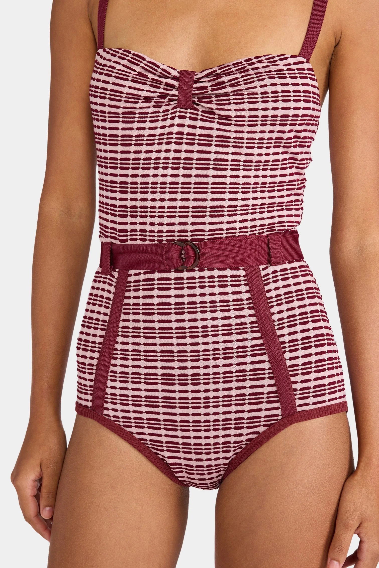 Patterned Belted Playsuit sold by Antonio Marras product image thumbnail 4