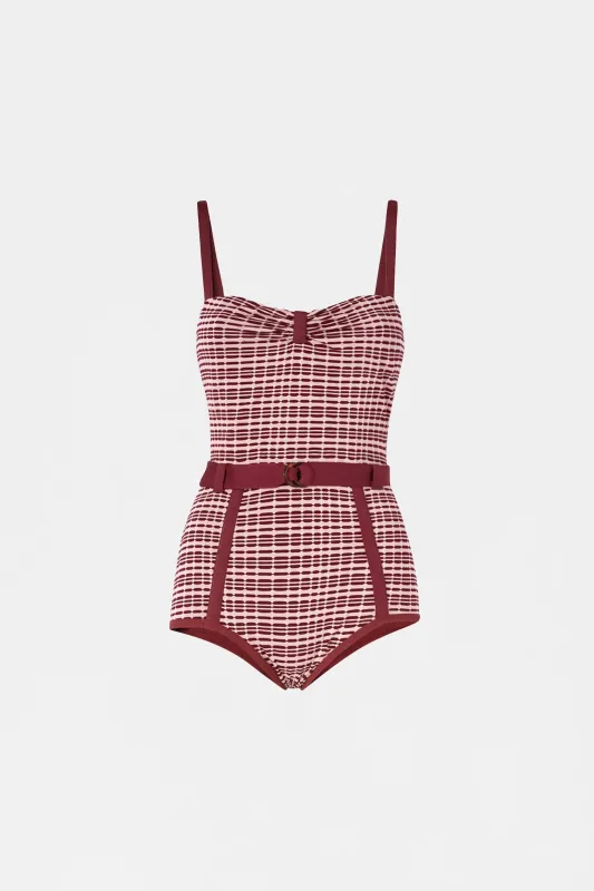 Patterned Belted Playsuit made by Antonio Marras