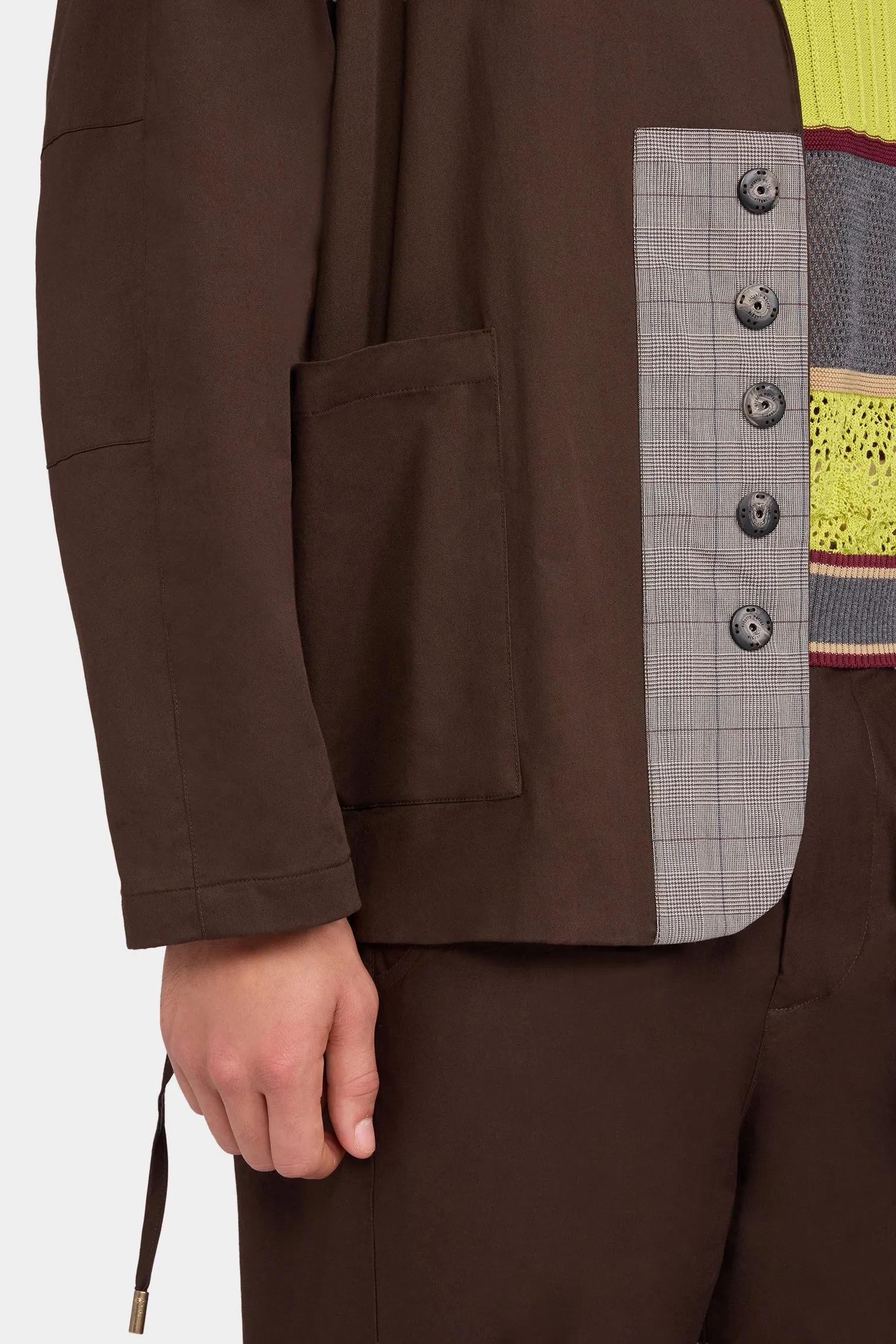 Deconstructed Single-Breasted Jacket sold by Antonio Marras product image thumbnail 3