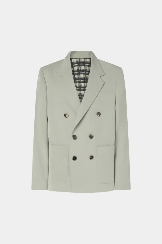Sage Green Double-Breasted Jacket made by Antonio Marras