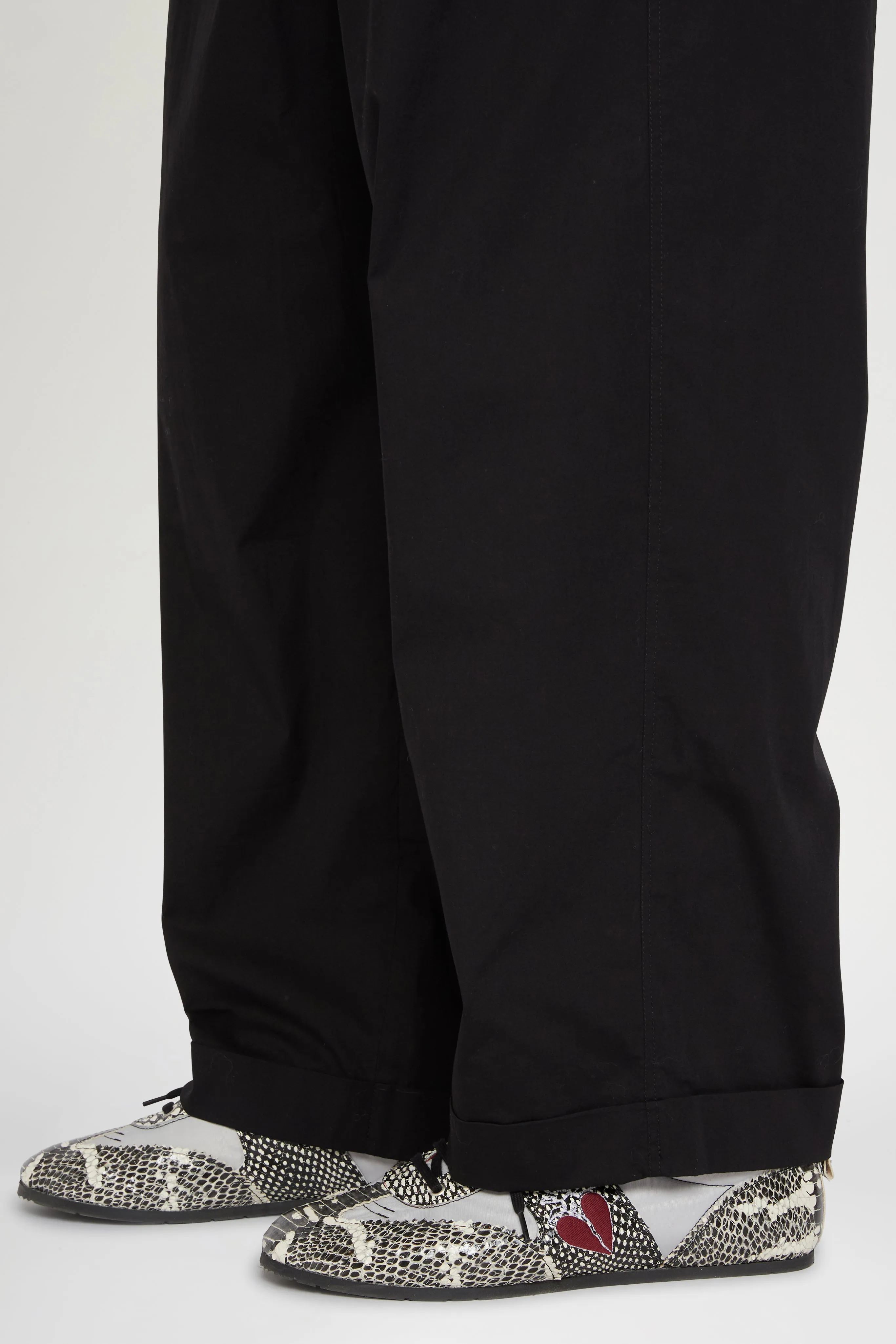 Black Wide-Leg Trousers sold by Antonio Marras product image thumbnail 4