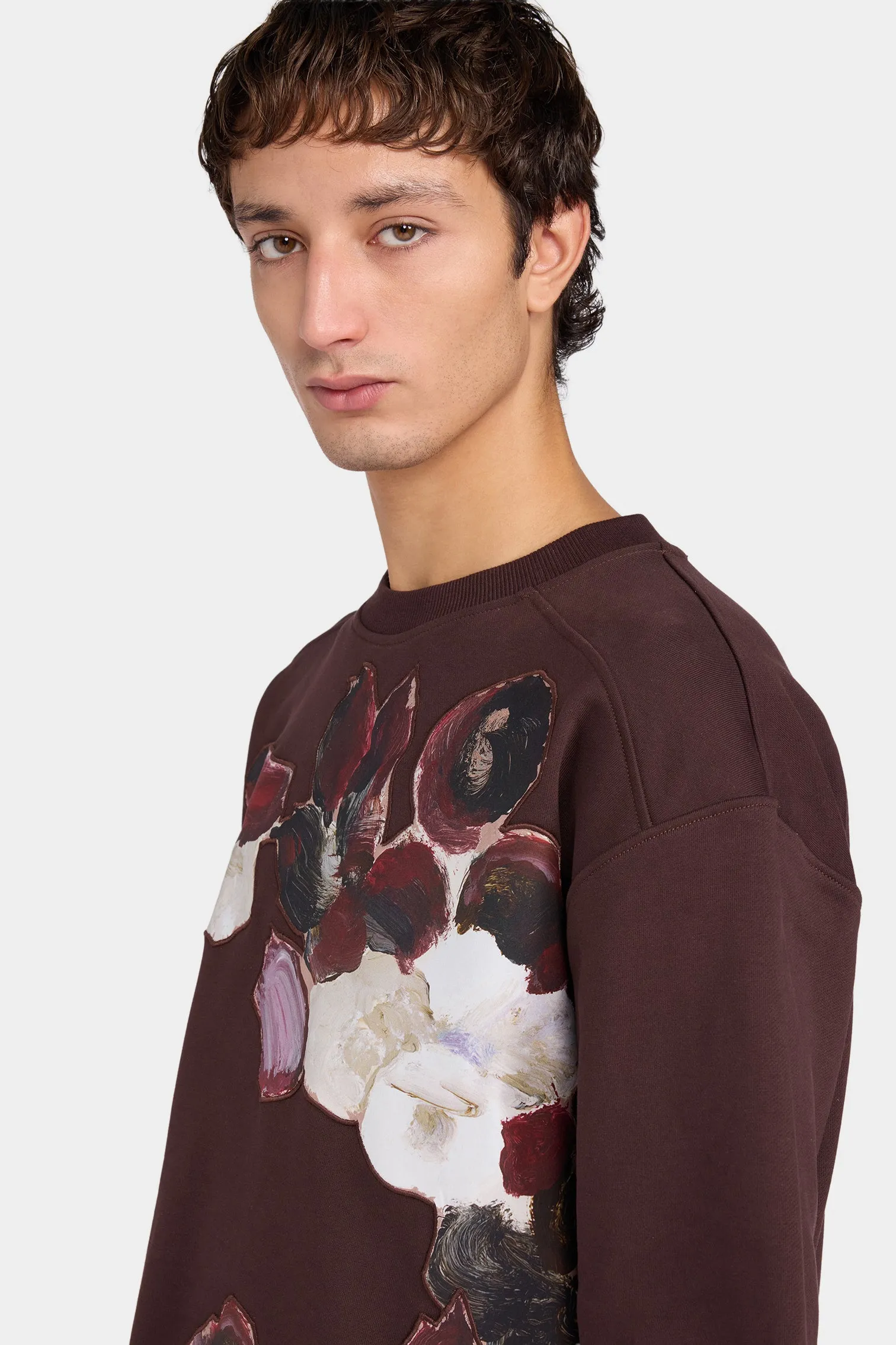Oversized Brown Floral T-Shirt sold by Antonio Marras product image thumbnail 4