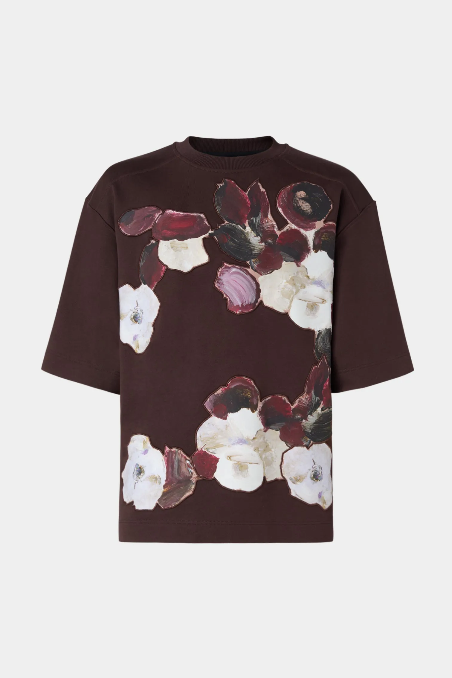 Oversized Brown Floral T-Shirt sold by Antonio Marras