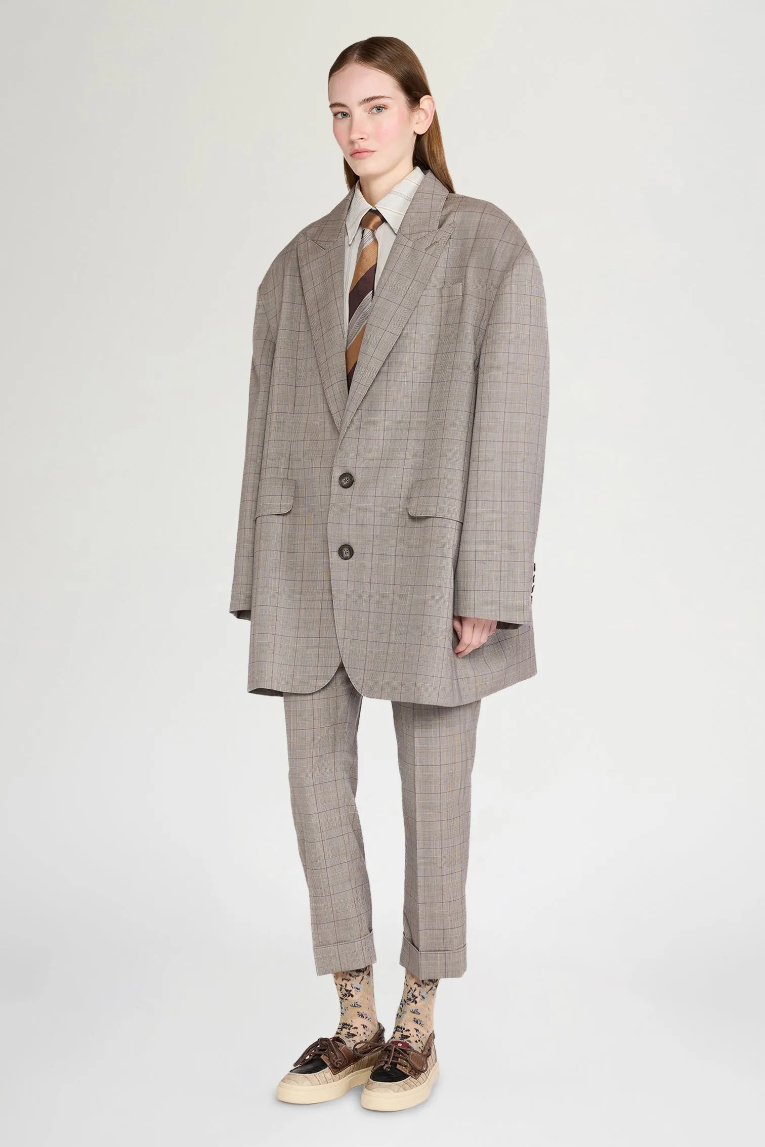 Double-Effect Prince of Wales Pants sold by Antonio Marras product image thumbnail 2