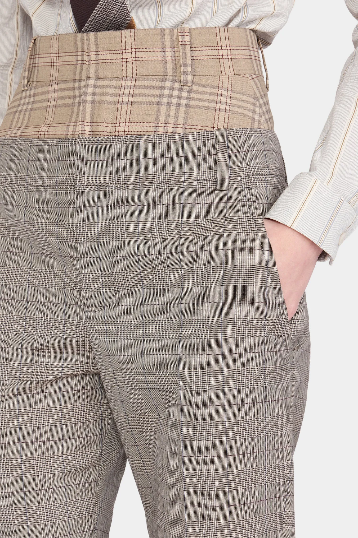 Double-Effect Prince of Wales Pants sold by Antonio Marras product image thumbnail 4