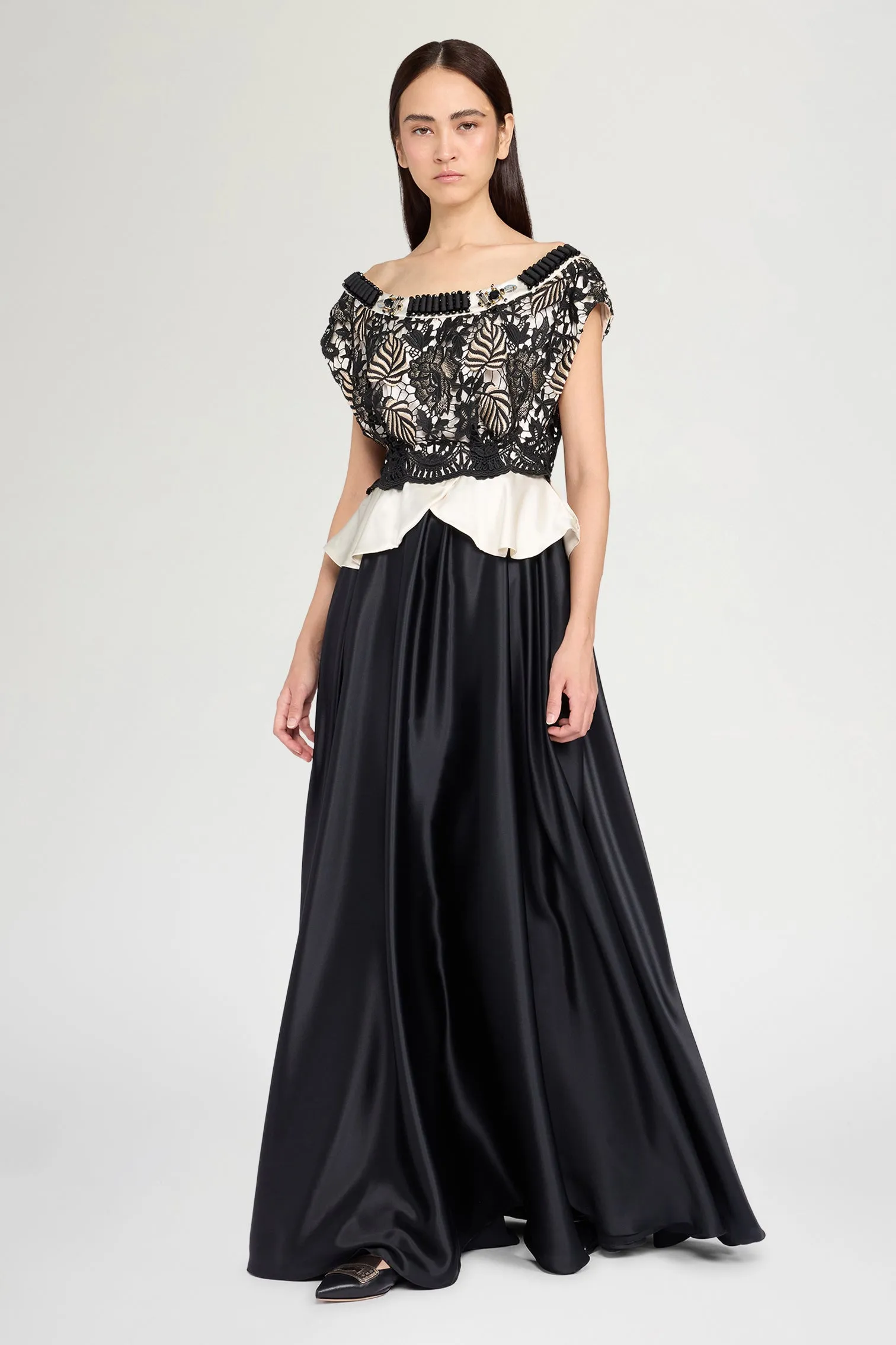 Lace Bodice Silk Dress sold by Antonio Marras product image thumbnail 4