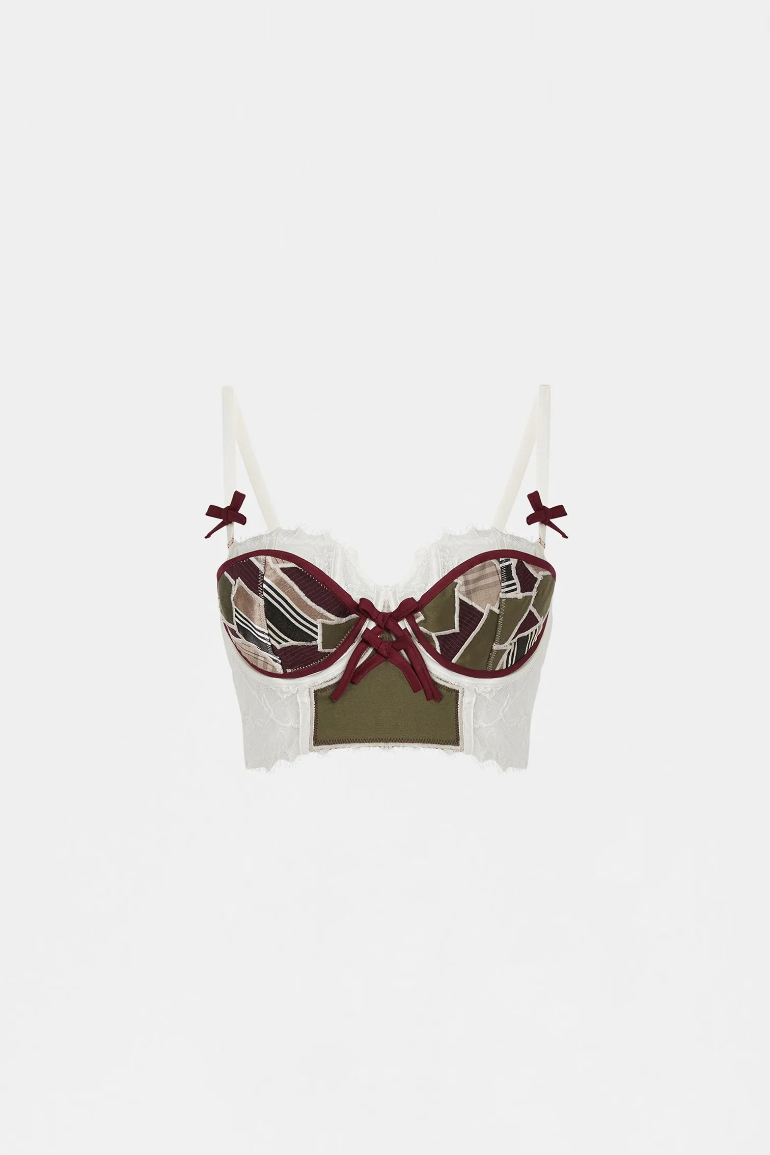 Patchwork Lace Corset Top sold by Antonio Marras