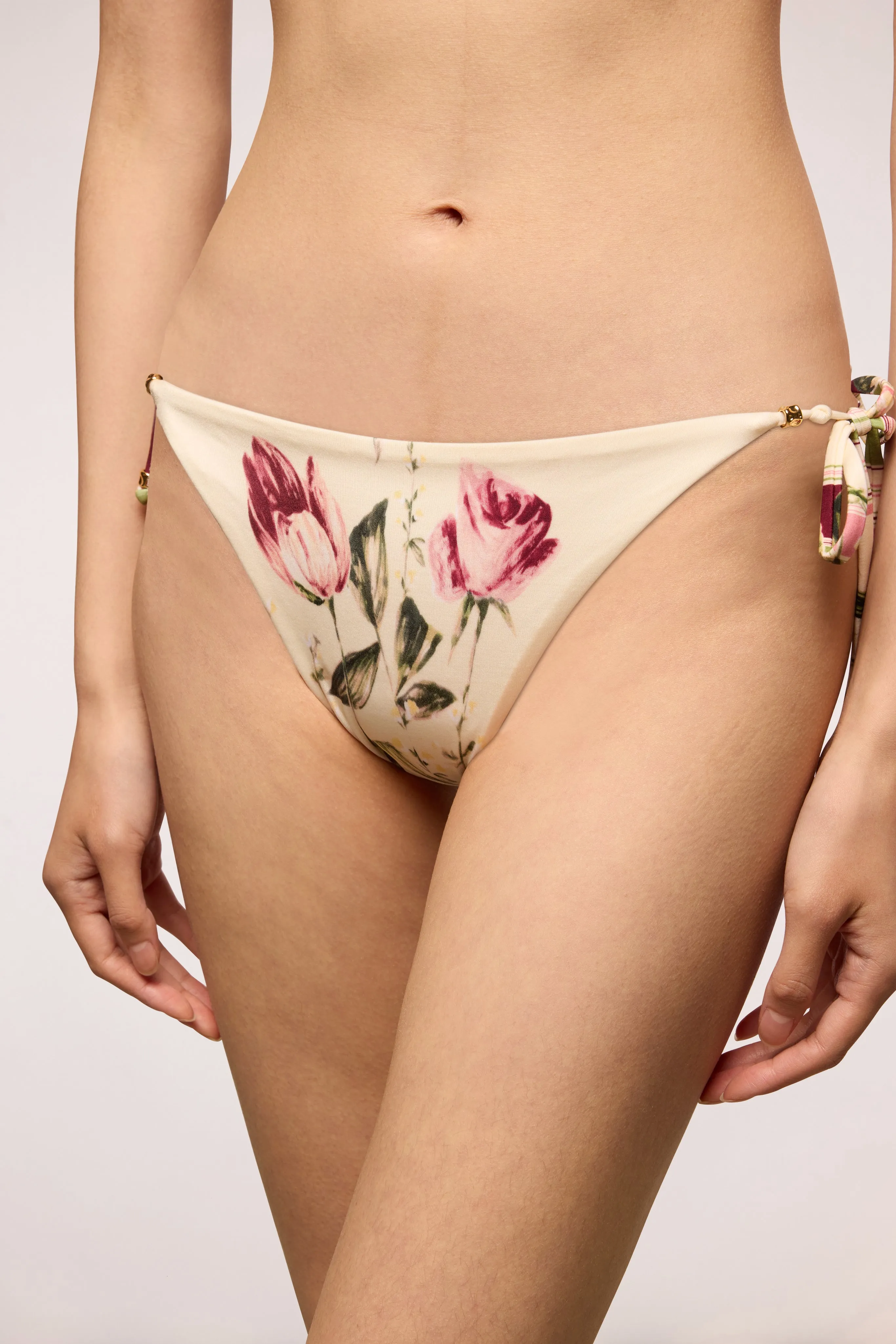 Rose and Tulip Tie-Side Bikini Bottom sold by Antonio Marras product image thumbnail 5