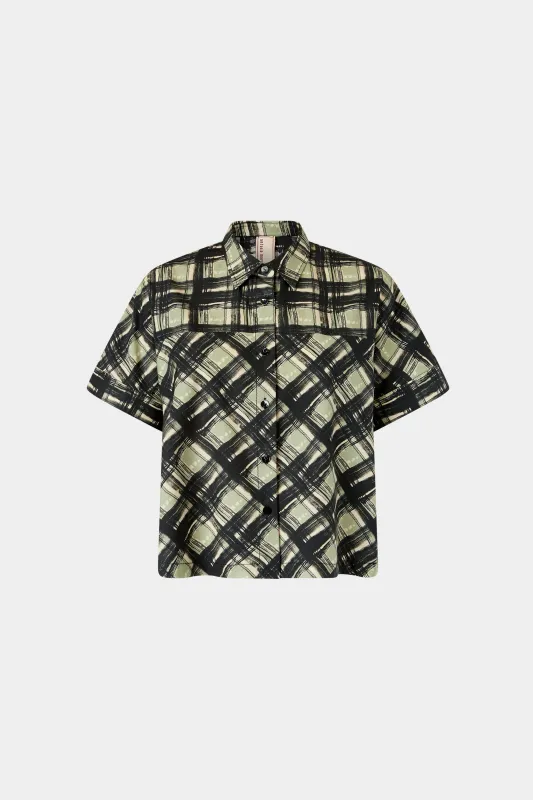 Short-Sleeved Check Shirt made by Antonio Marras