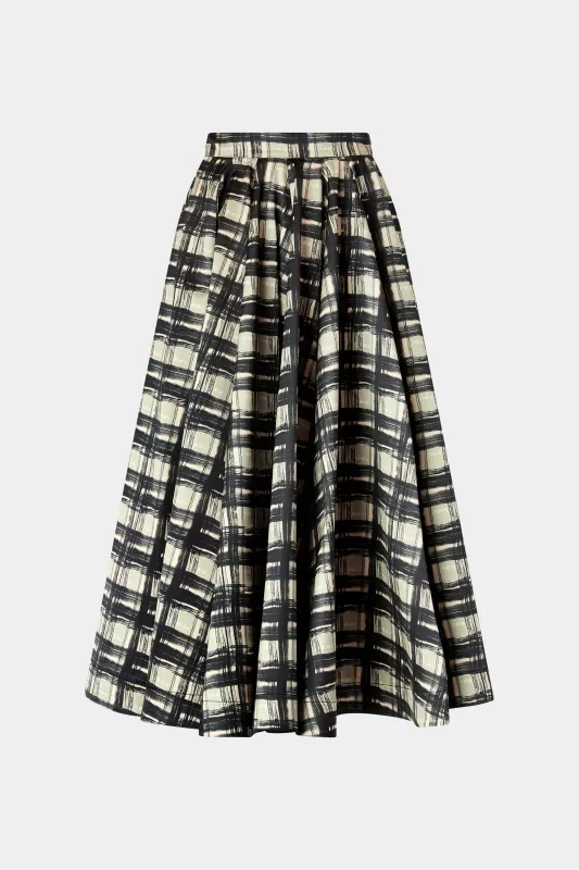 Midi Pleated Check Skirt made by Antonio Marras