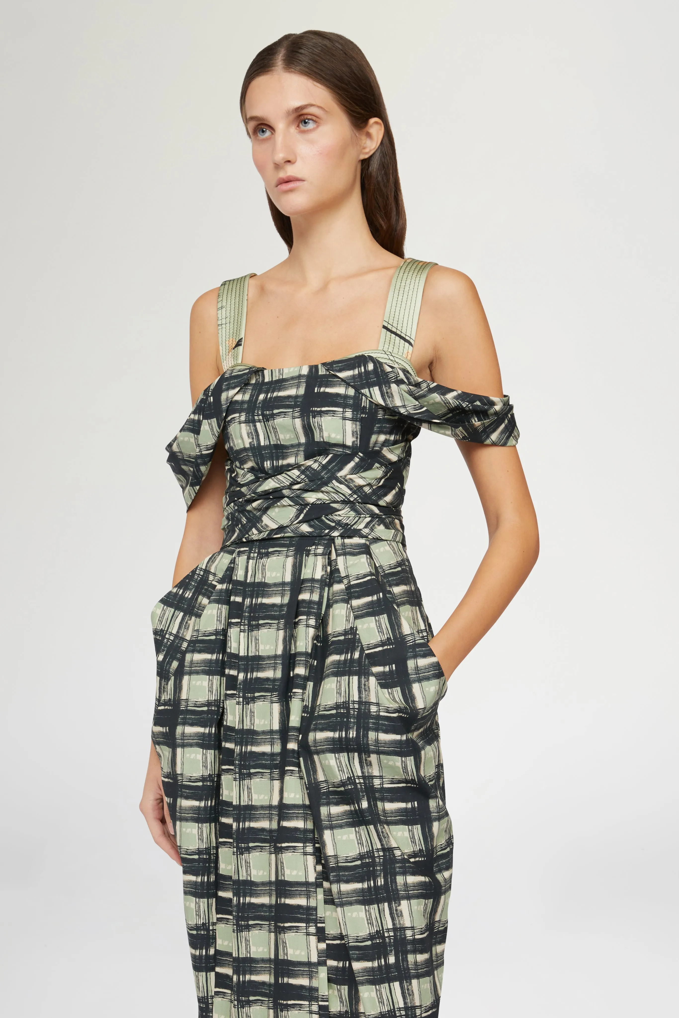 Midi Check Dress sold by Antonio Marras product image thumbnail 3